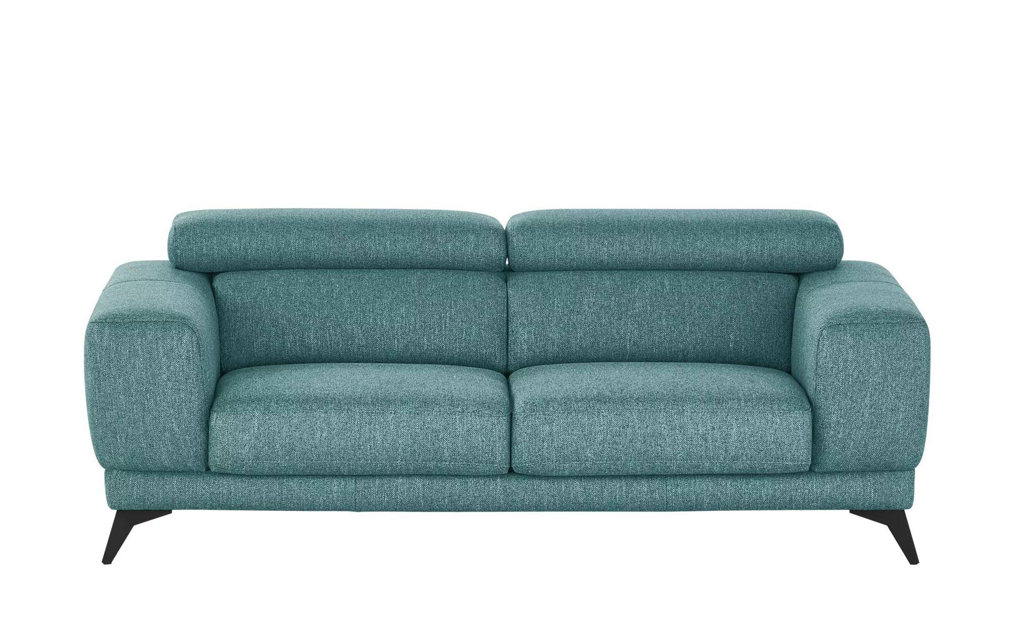 Sofa - türkis/petrol - 202 cm - 76 cm - 106 cm - Polstermöbel > Sofas > Ein günstig online kaufen