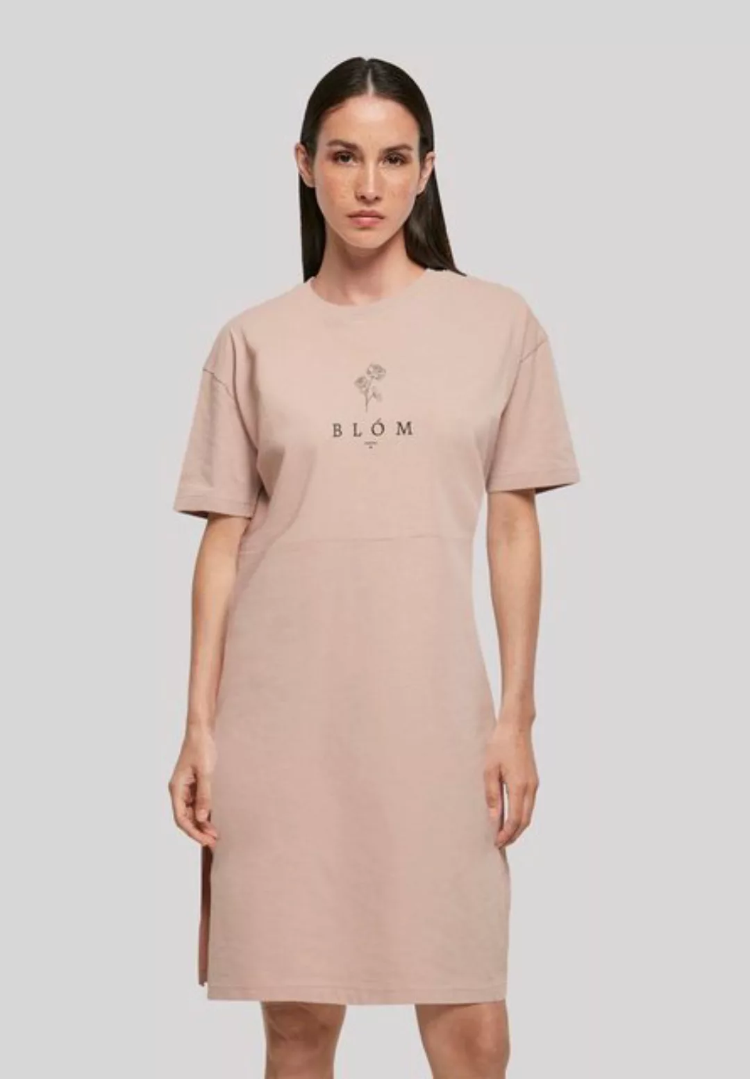 F4NT4STIC Shirtkleid Blóm Rose Print günstig online kaufen