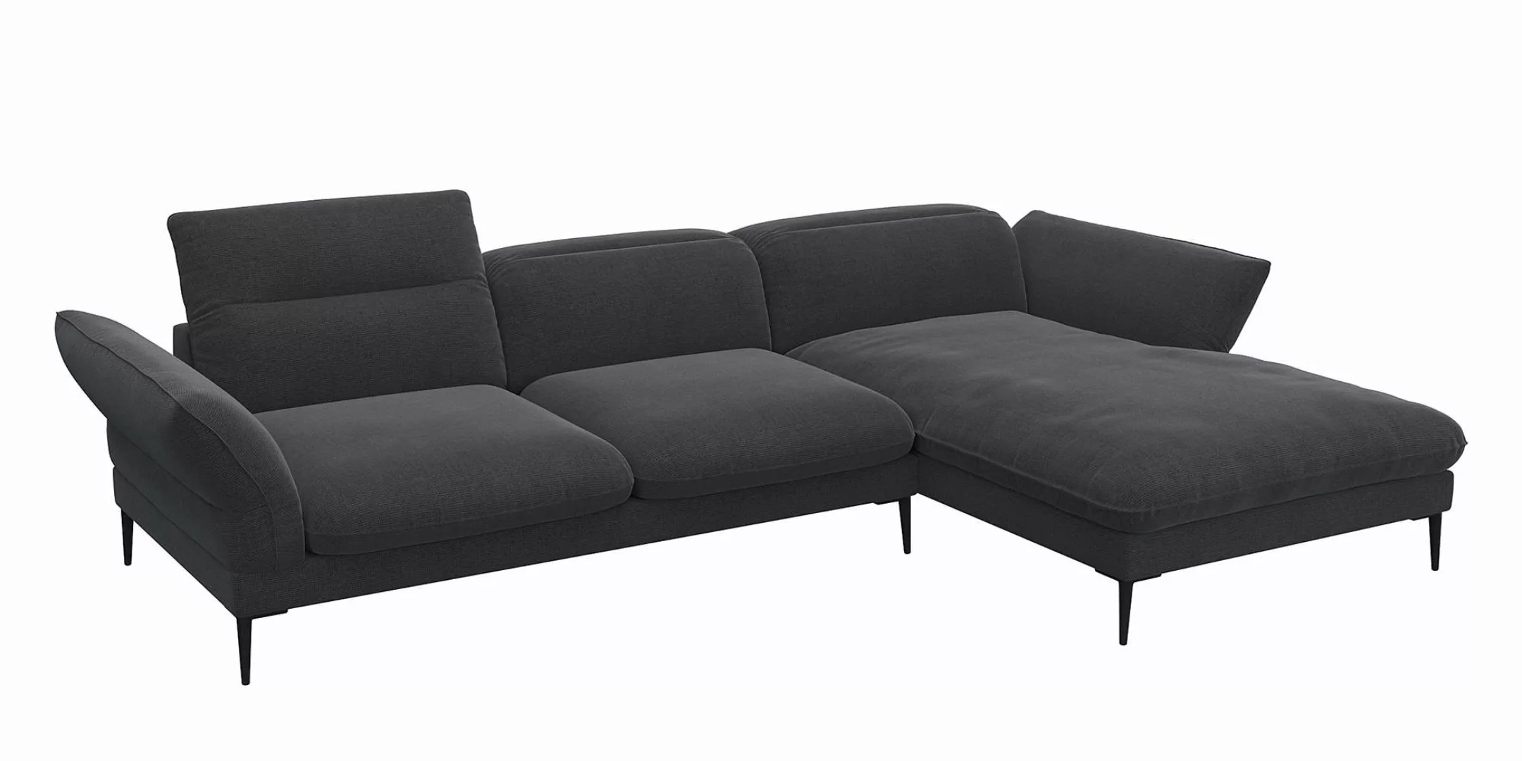 FLEXLUX Ecksofa »Salino, Funktionssofa mit Recamiere, Relaxsofa, Ecksofa«, günstig online kaufen