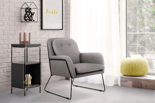 INOSIGN Sessel "Flin Cocktailsesel", mit Knöpfen und Kissenoptik im Rücken günstig online kaufen