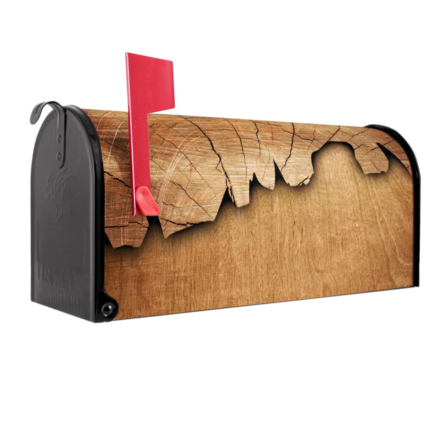 Banjado Amerikanischer Briefkasten Schwarz 48x22x16cm US Mailbox Letterbox günstig online kaufen