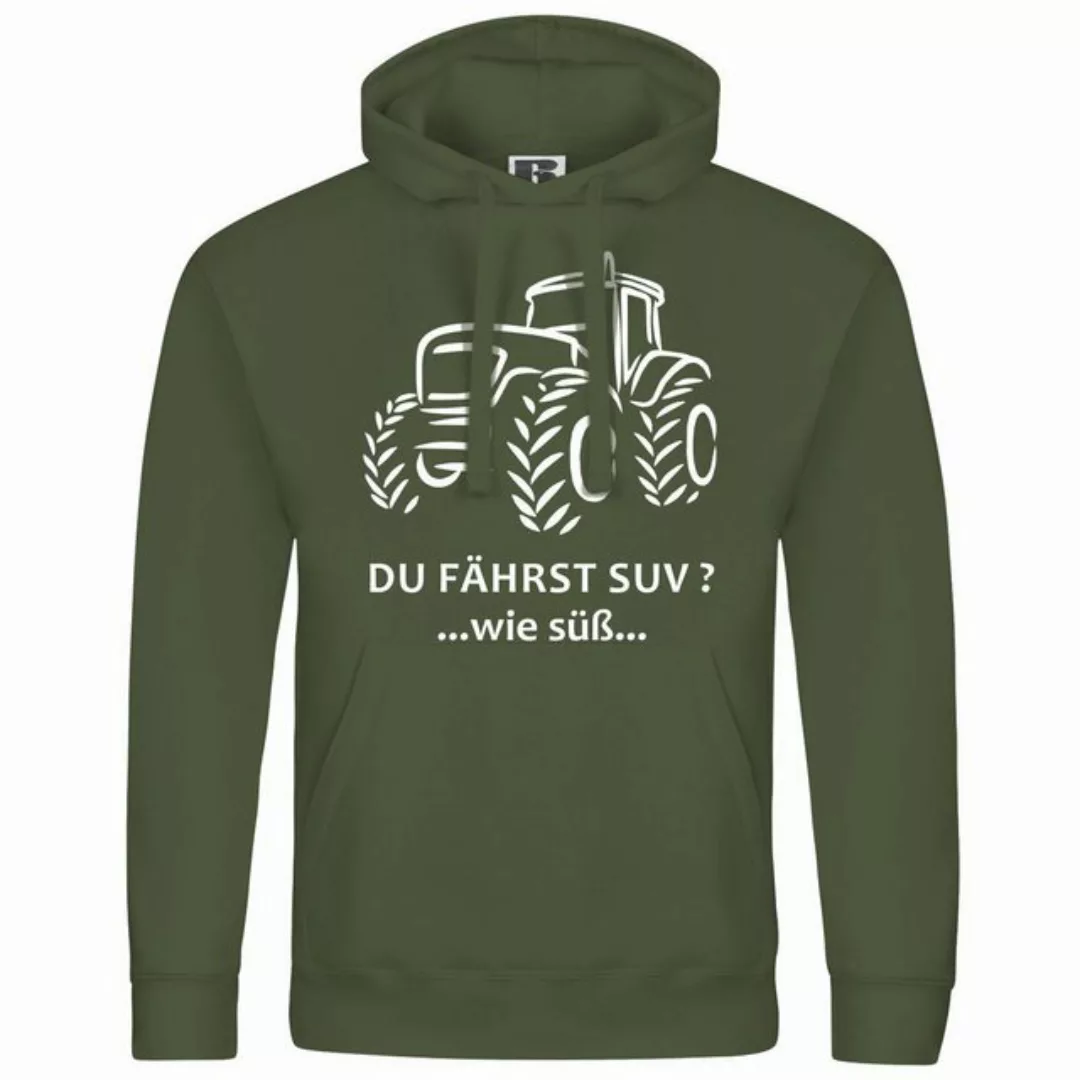 deinshirt Kapuzenpullover Herren Kapuzenpullover Du fährst SUV wie süß Mit günstig online kaufen