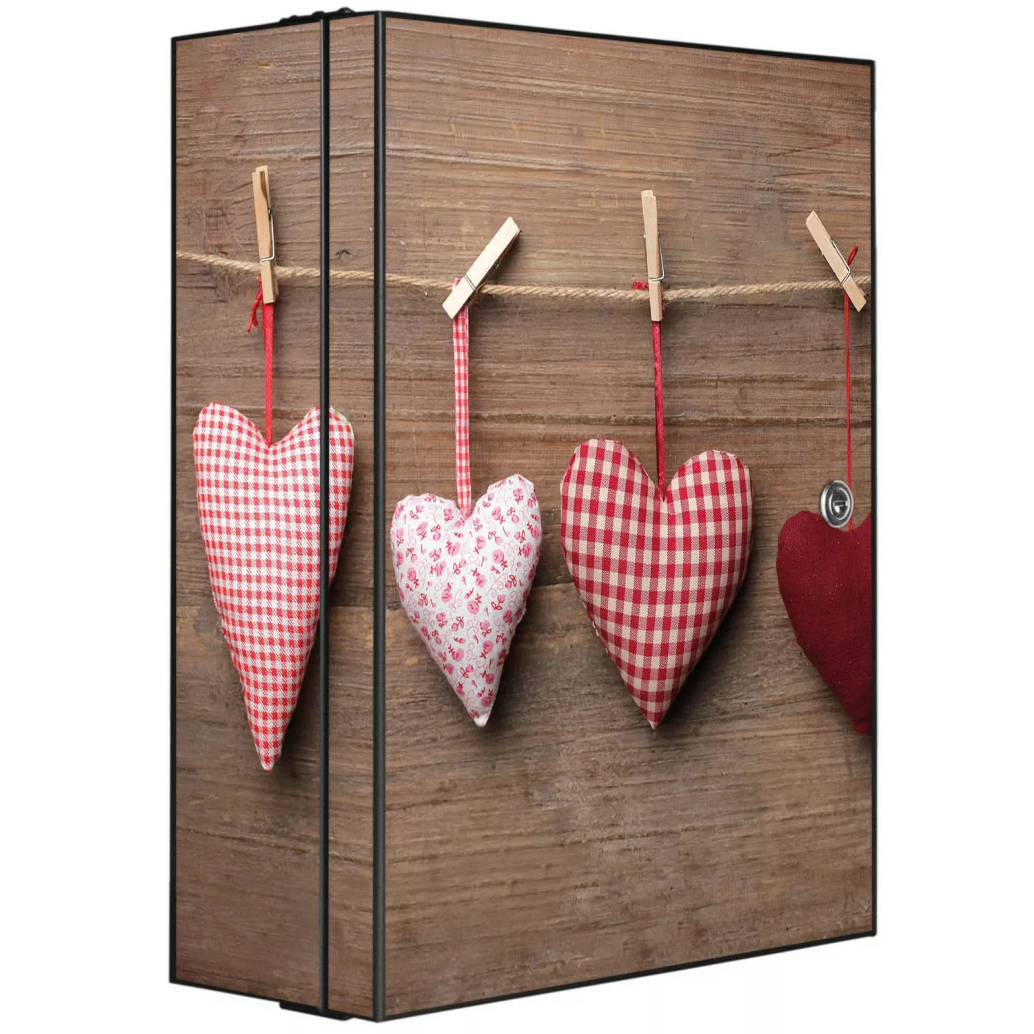 Banjado XXL Medizinschrank Abschliessbar 35x46x15cm Arzneischrank Anthrazit günstig online kaufen