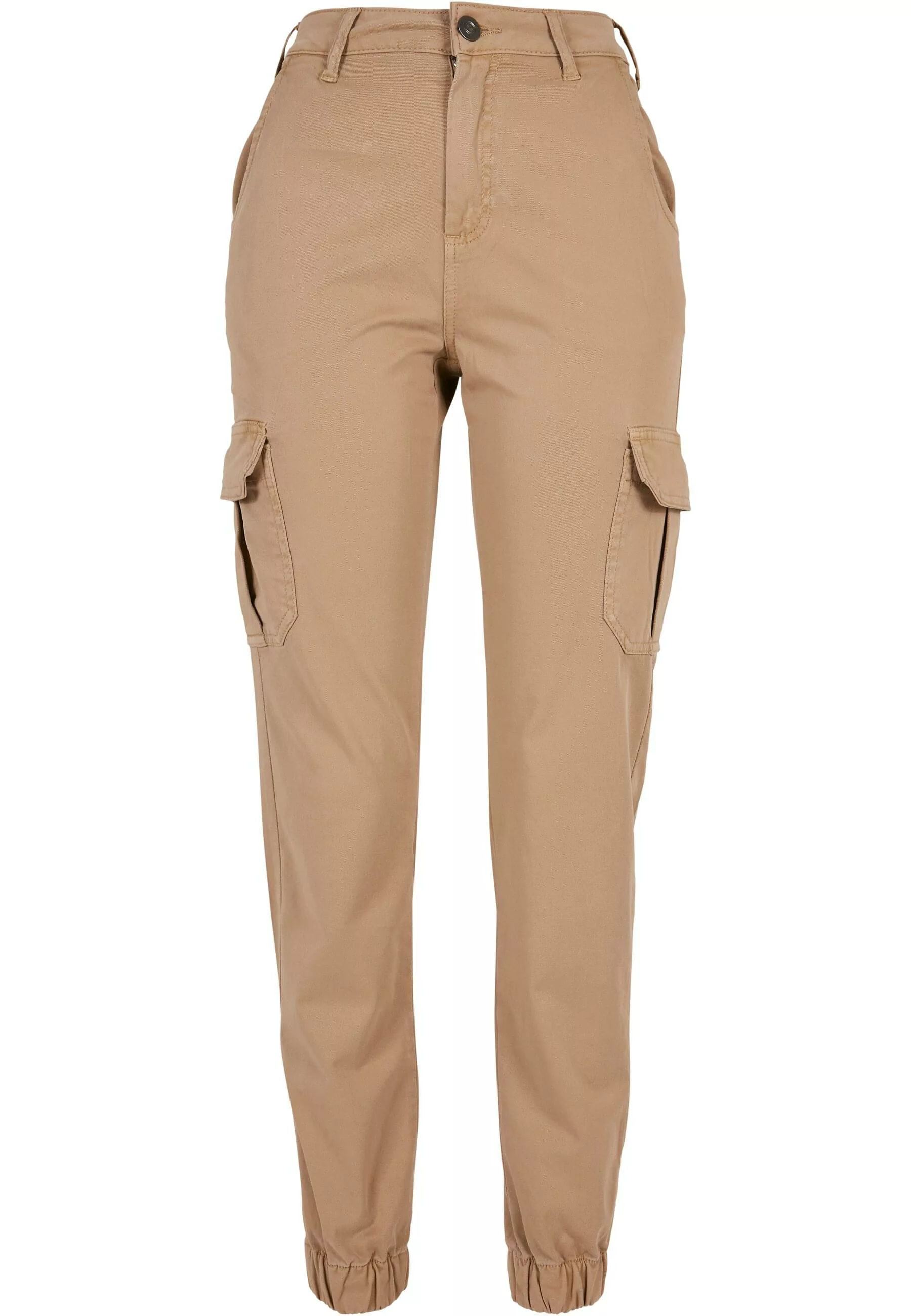 URBAN CLASSICS Cargohose Urban Classics Damen Ladies High Waist Cargo Pants günstig online kaufen