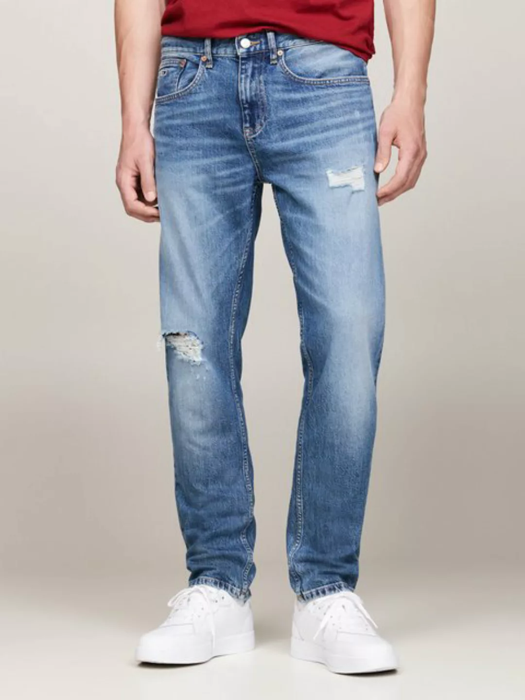 Tommy Jeans Destroyed-Jeans AUSTIN SLIM TPRD DH6135 in cooler Waschung günstig online kaufen