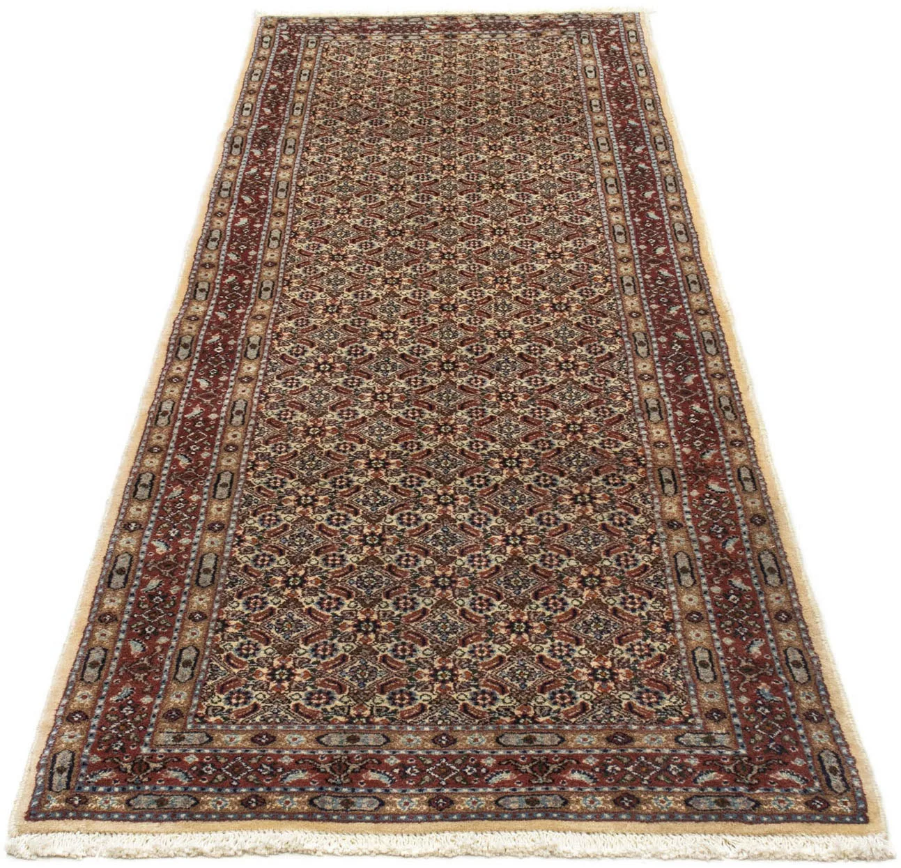 morgenland Wollteppich »Täbriz Blumenmuster Beige 300 x 192 cm«, rechteckig günstig online kaufen