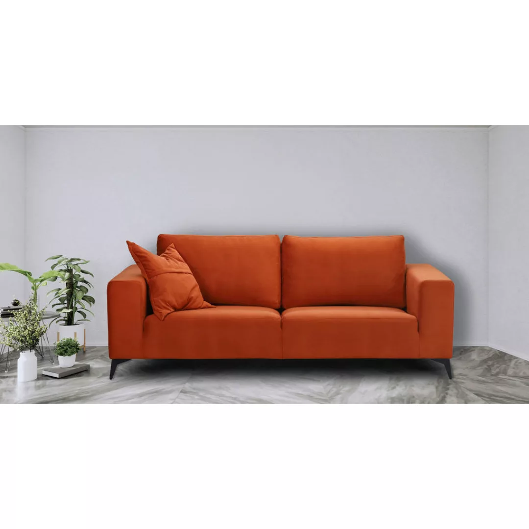 Sofa terracotta B/H/T: ca. 229x85x92 cm günstig online kaufen