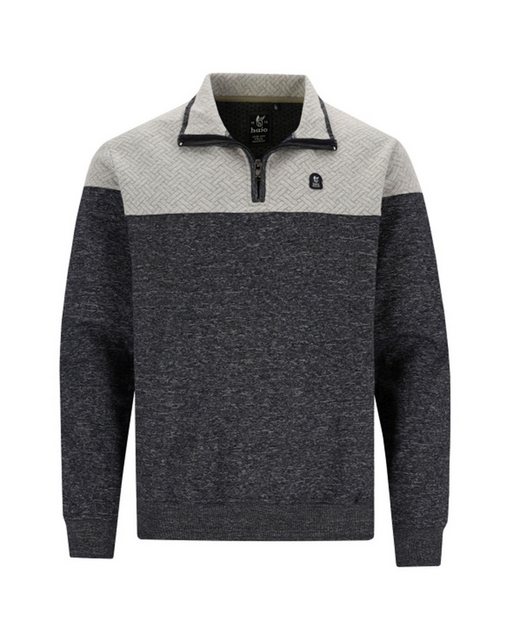 Hajo Sweatshirt Flächenteiler-Sweatshirt in Materialmix günstig online kaufen