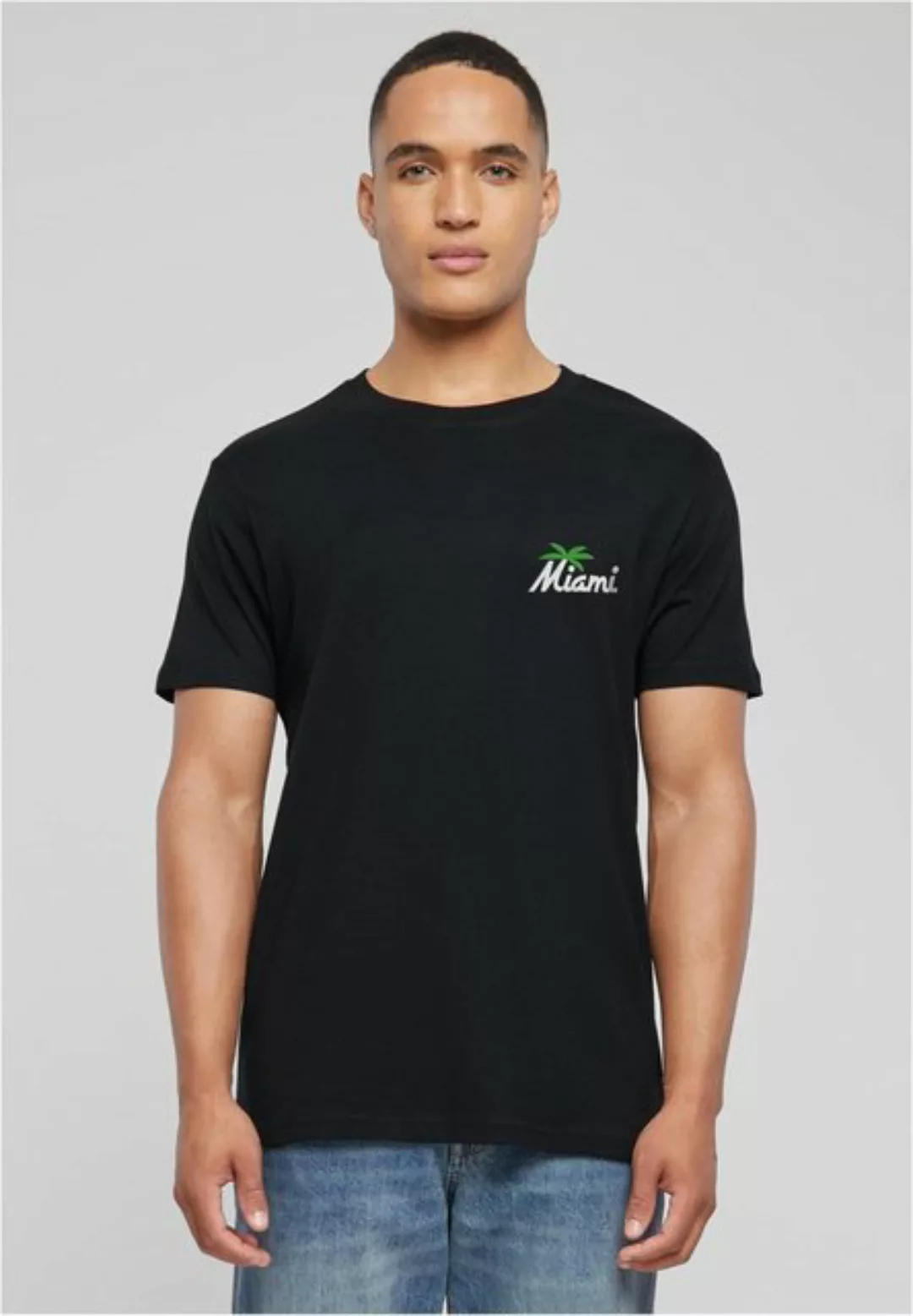 Mister Tee T-Shirt Miami Palm Tree EMB Tee günstig online kaufen