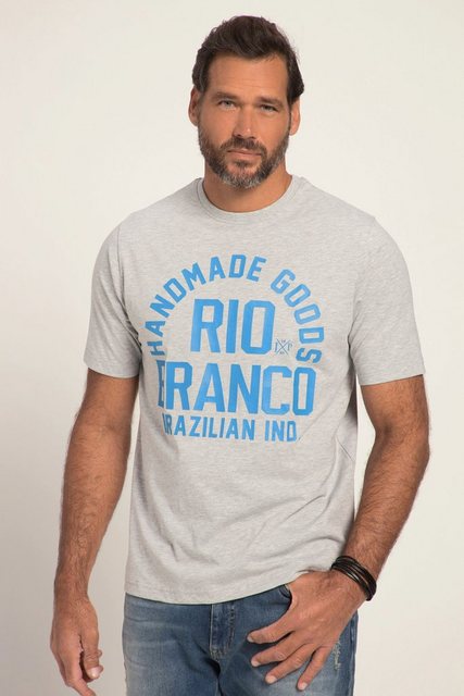 JP1880 T-Shirt T-Shirt Halbarm RIO BRANCO Print Melange-Jersey günstig online kaufen