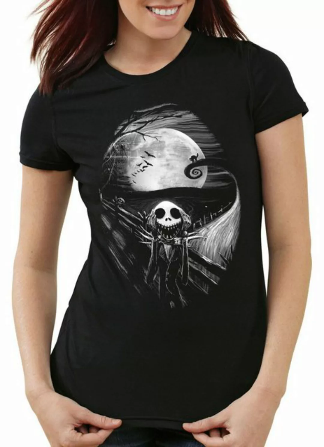 style3 T-Shirt Munch Nightmare jack skellington schrei christmas before bur günstig online kaufen