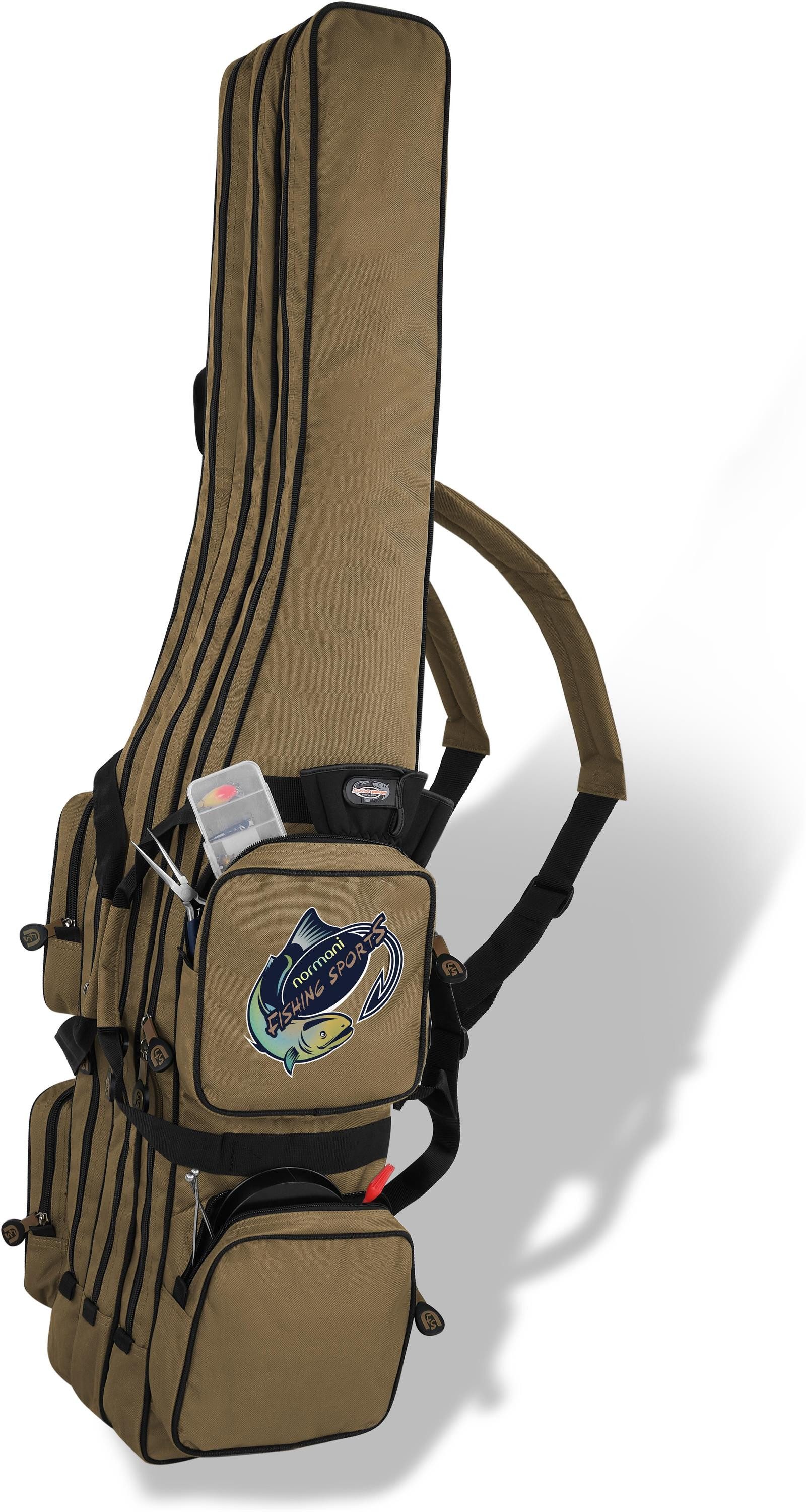 normani Angelrutentasche, Rutenfutteral Angelrutenrucksack Angelrutentasche günstig online kaufen