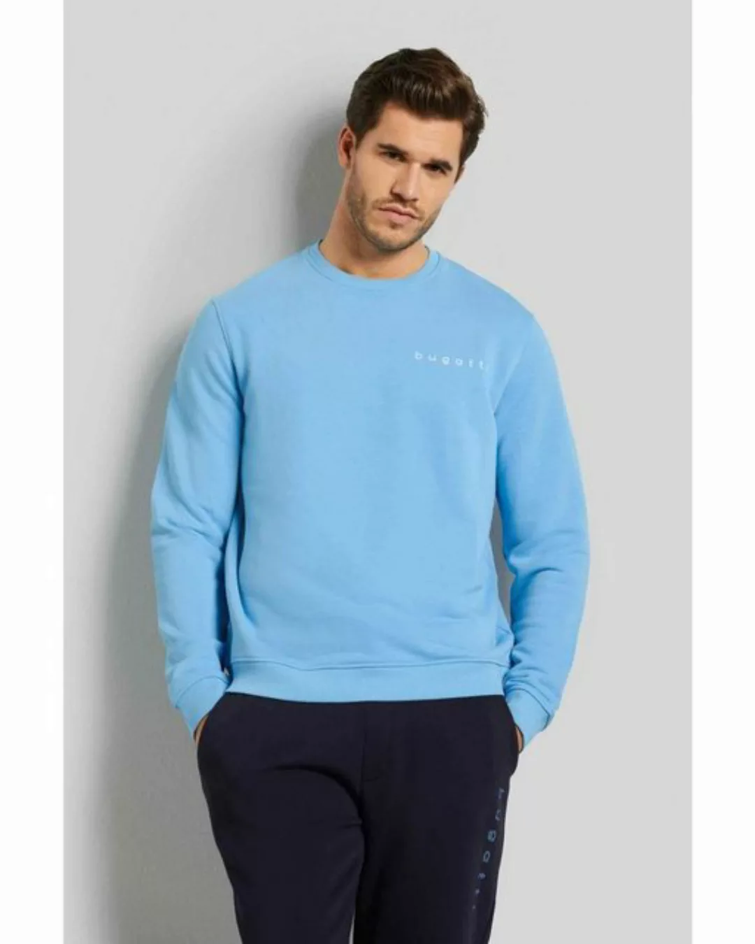 bugatti Sweatshirt 8650-35070 Hoher Anteil an hochwertiger Baumwolle, Moder günstig online kaufen