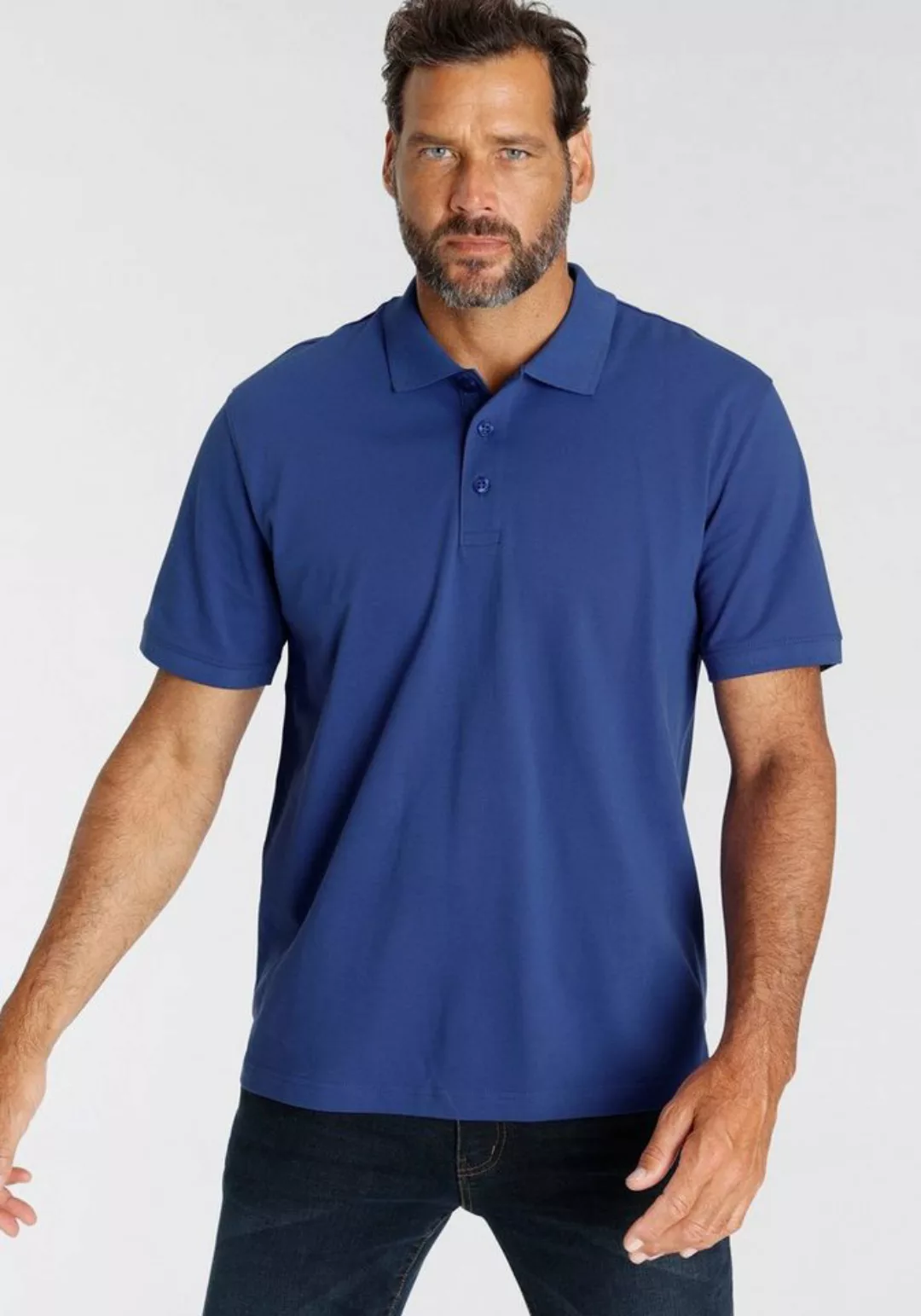 Man's World Poloshirt Piqué günstig online kaufen