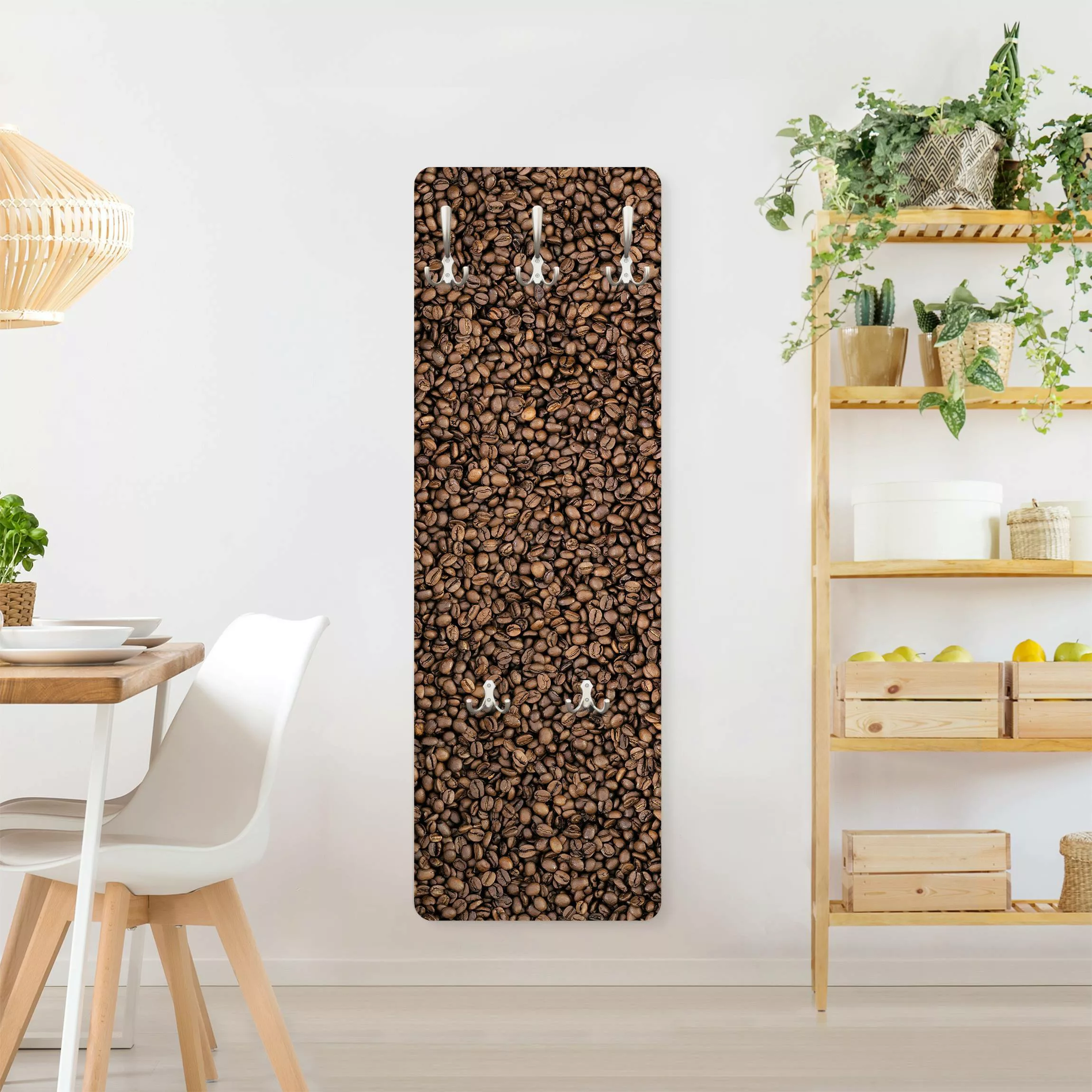 Wandgarderobe Holzpaneel Küche Sea Of Coffee günstig online kaufen