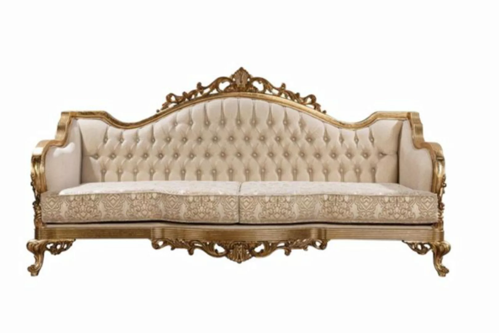 Xlmoebel Chesterfield-Sofa Sofa Möbel, klassische Couch, 218cm lang, Barock günstig online kaufen