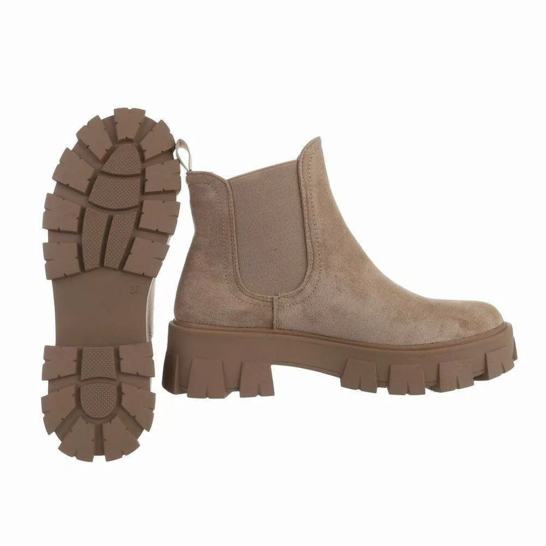 Ital-Design Damen Chelsea Freizeit Plateaustiefelette (76772028) günstig online kaufen