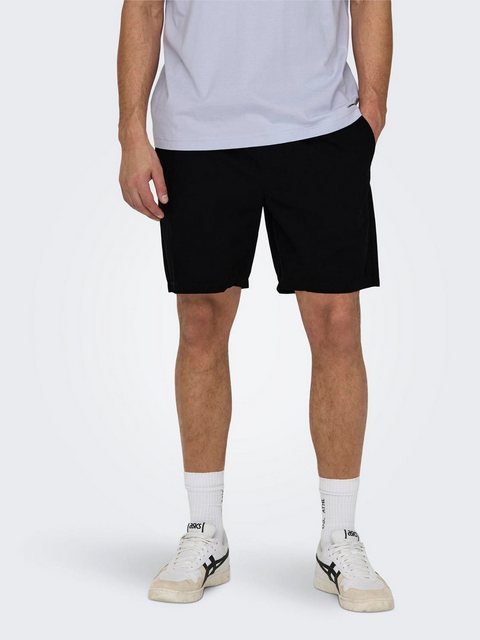 ONLY & SONS Sweatshorts Shorts Bermuda Pants Sommer Hose 7318 in Schwarz günstig online kaufen