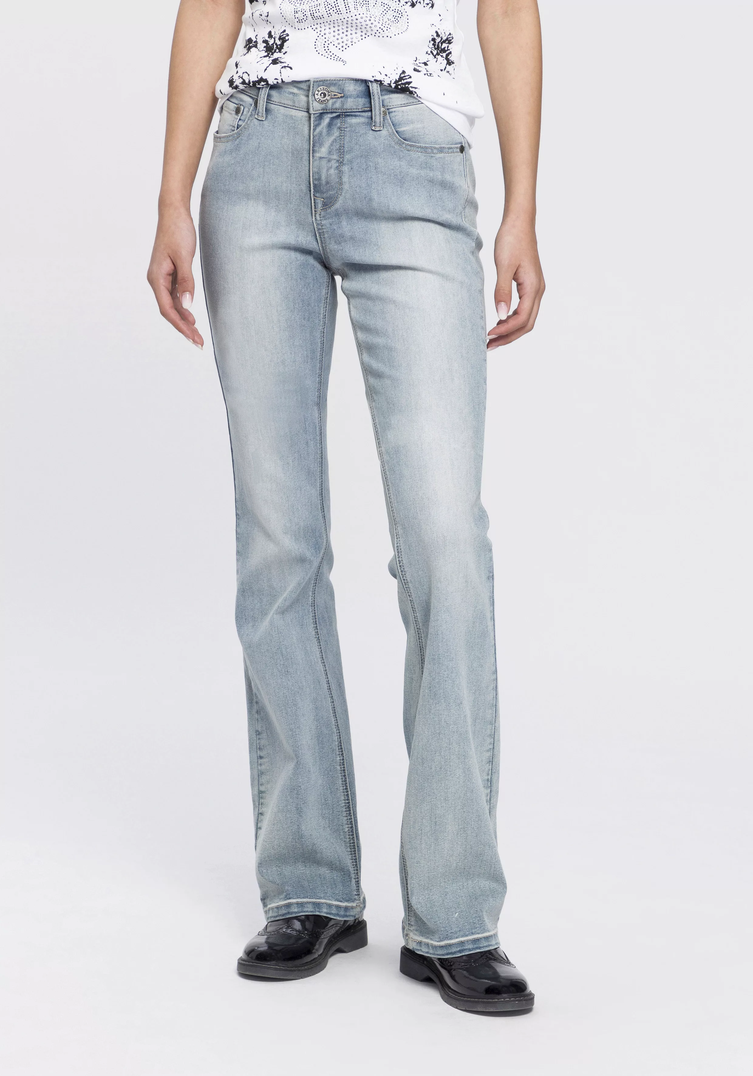 Arizona Bootcut-Jeans Shaping High Waist günstig online kaufen