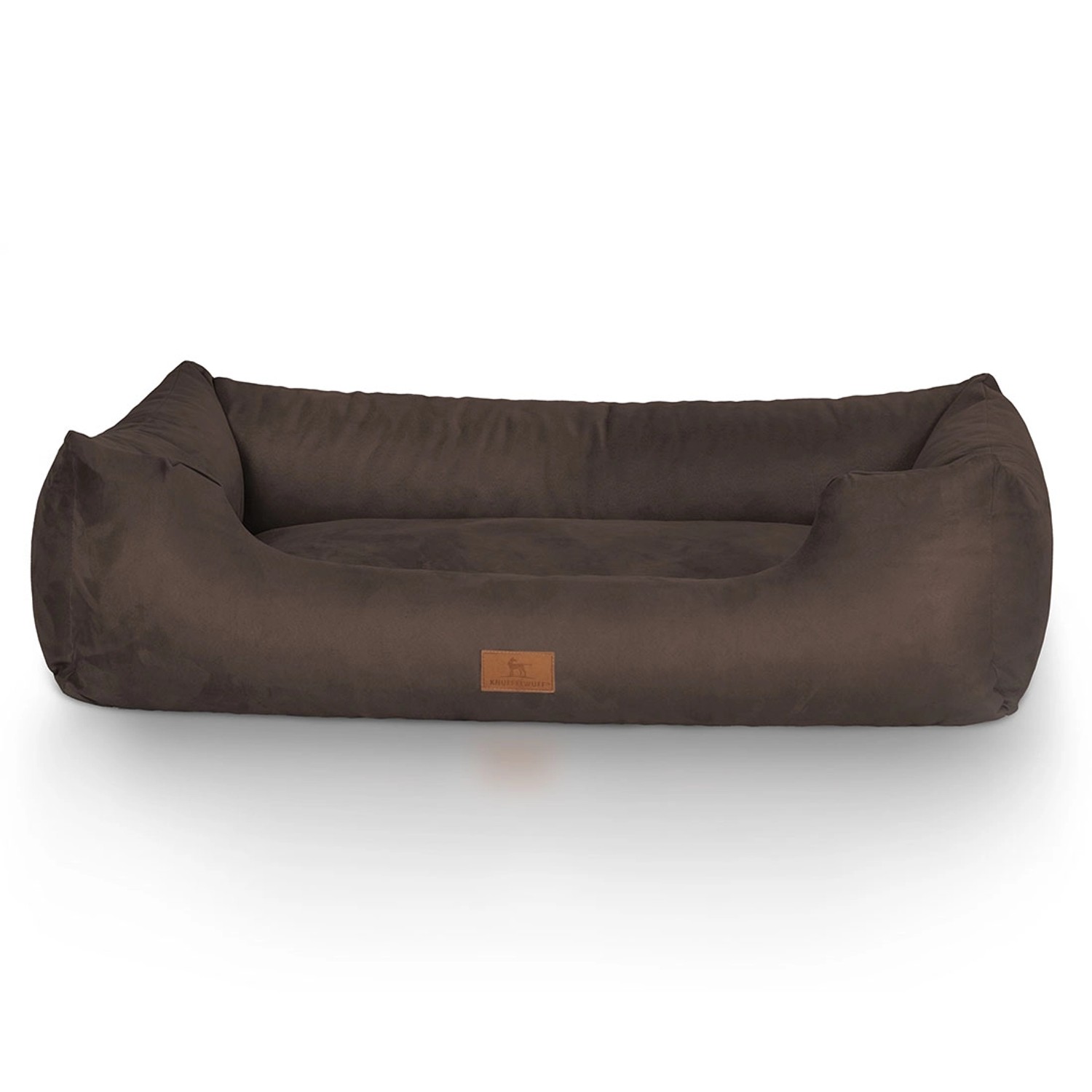 Knuffelwuff Hundebett Dreamline Velours XXL 120 x 85cm Braun günstig online kaufen