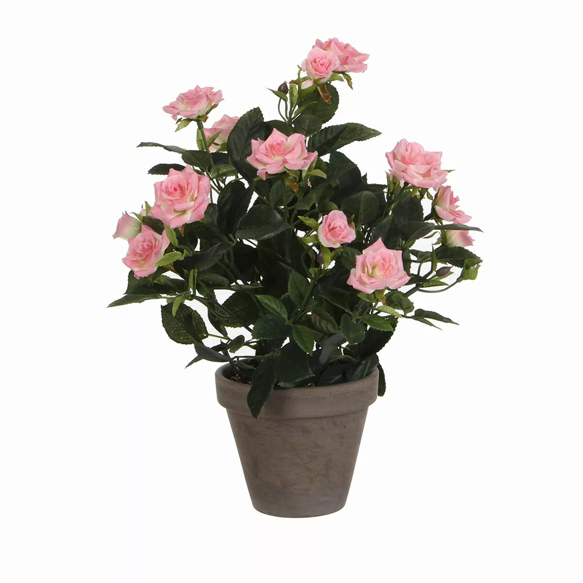 Kunstpflanze Mica künstlicher Rosenstrauch rosa im günstig online kaufen