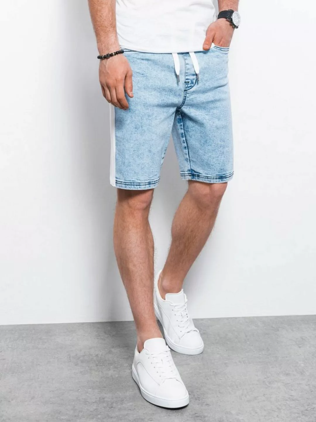 OMBRE Shorts Ombre Denim-Shorts für Männer - leichte Jeans W363 M günstig online kaufen