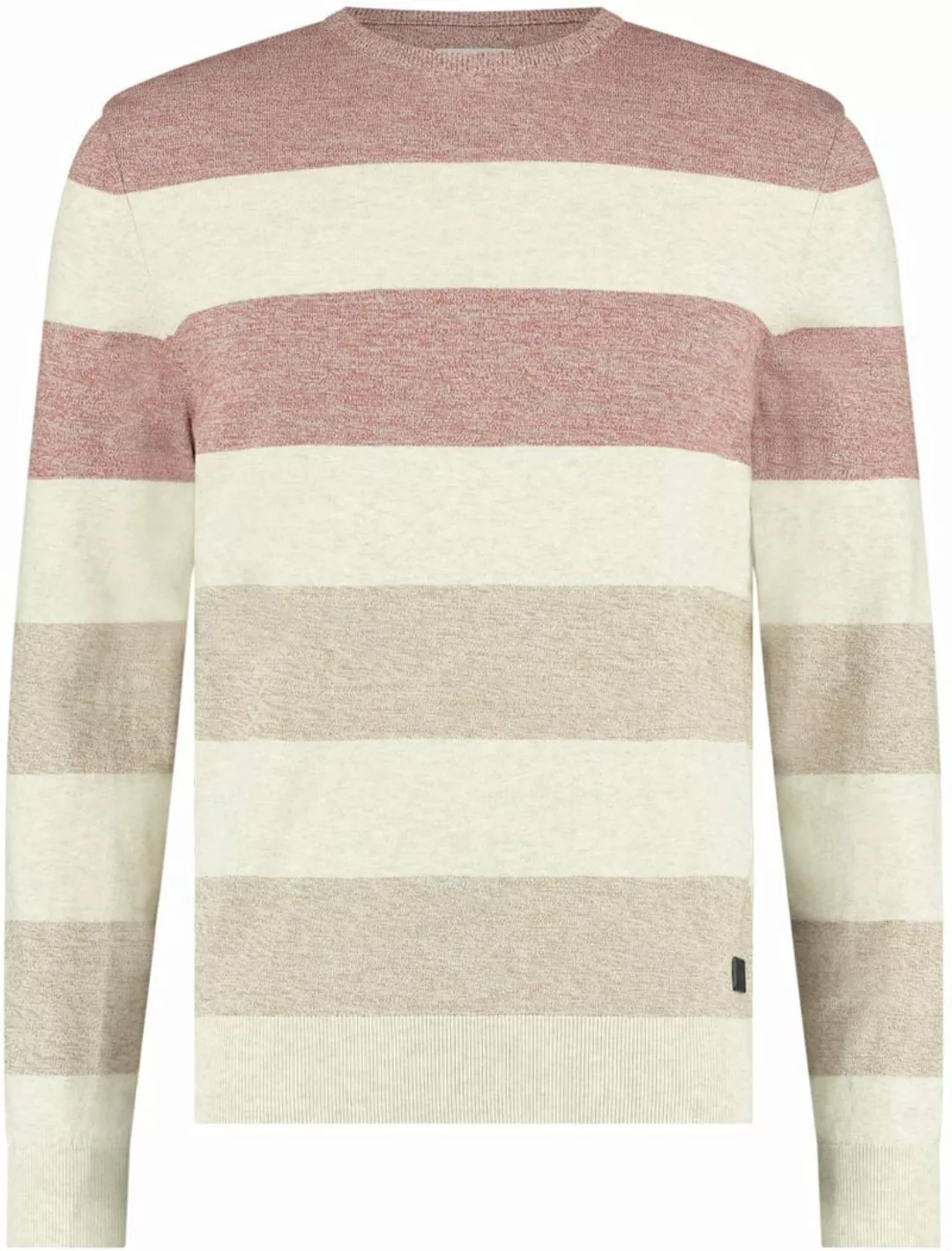 State Of Art Pullover Streifen Beige - Größe 3XL günstig online kaufen
