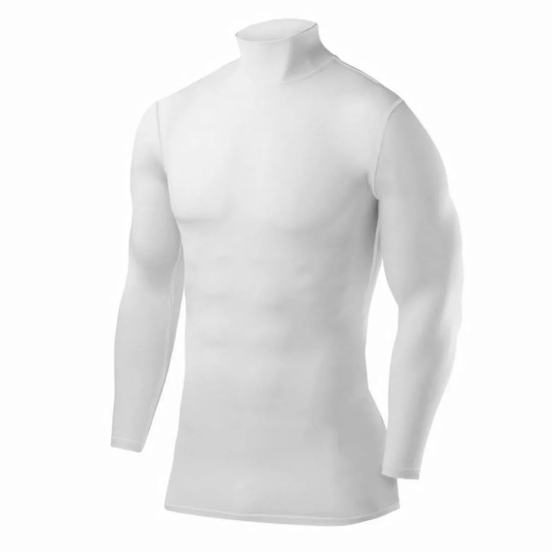 POWERLAYER Langarmshirt PowerLayer Herren Kompressionsoberteil Langarm Mock günstig online kaufen