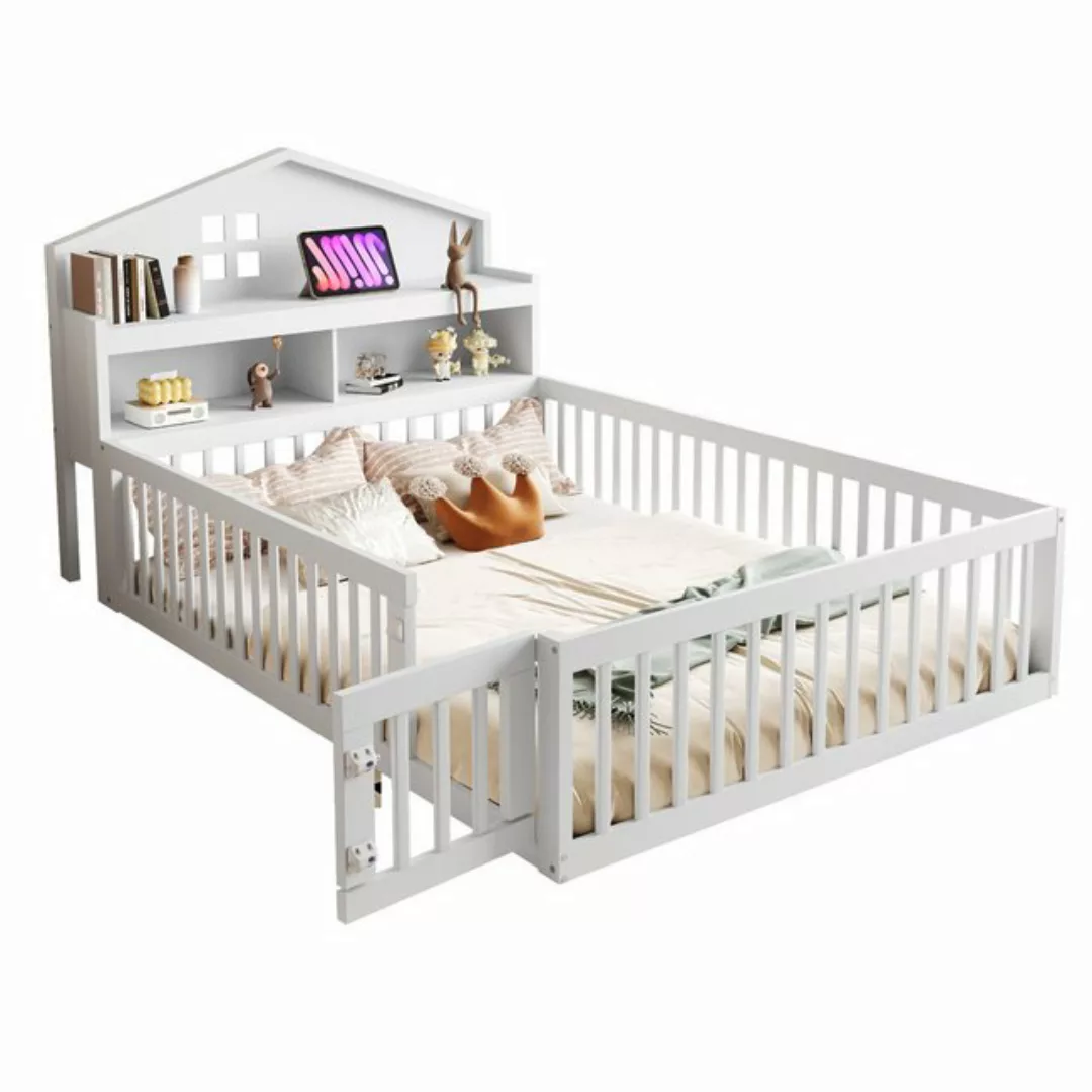 OKWISH Kinderbett Jugendbett, Funktionsbett,Doppelbett (Kinderbett, mit Hau günstig online kaufen