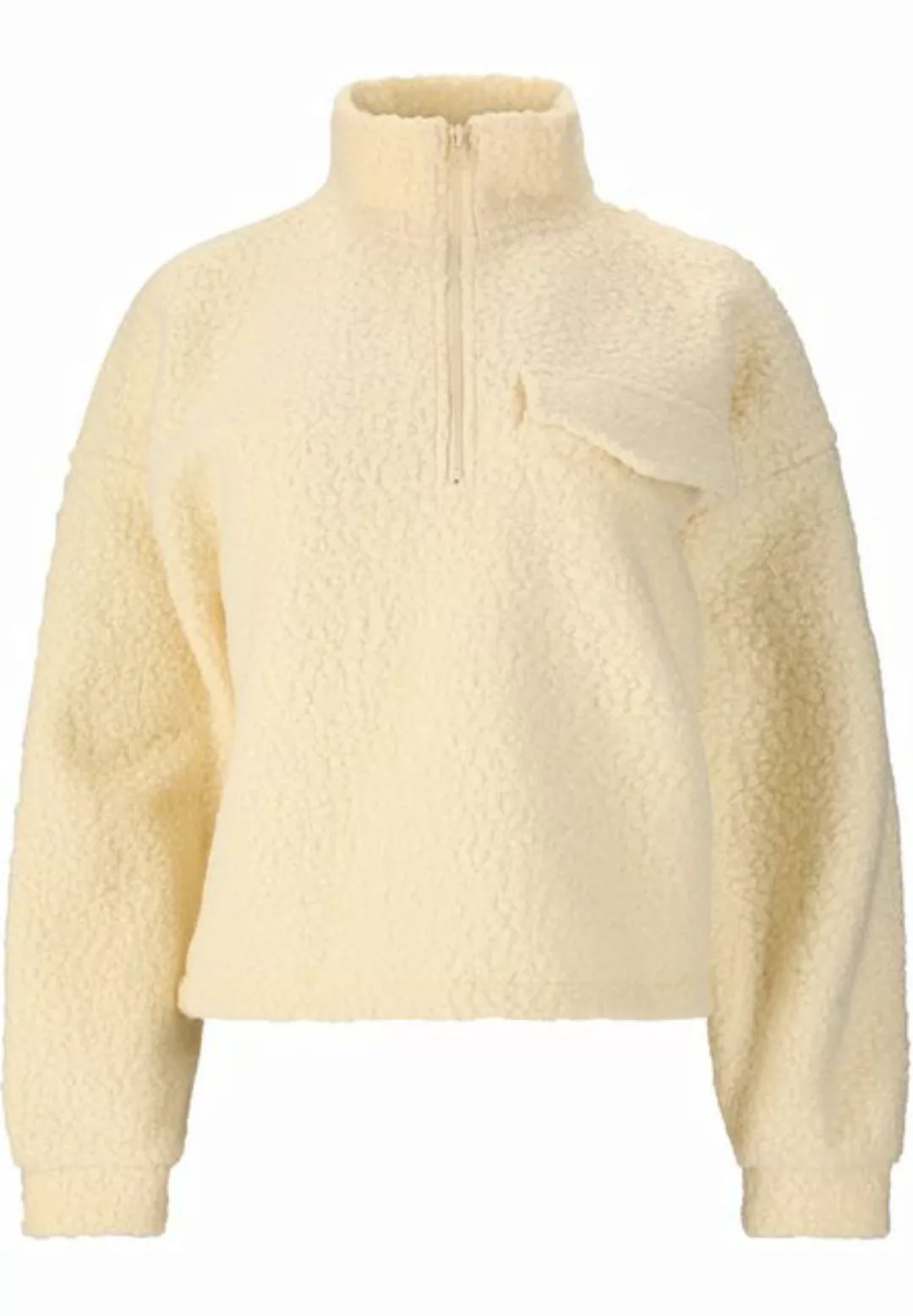 ATHLECIA Strickpullover "Florrie", mit Teddy-Fleece und halbem Reißverschlu günstig online kaufen