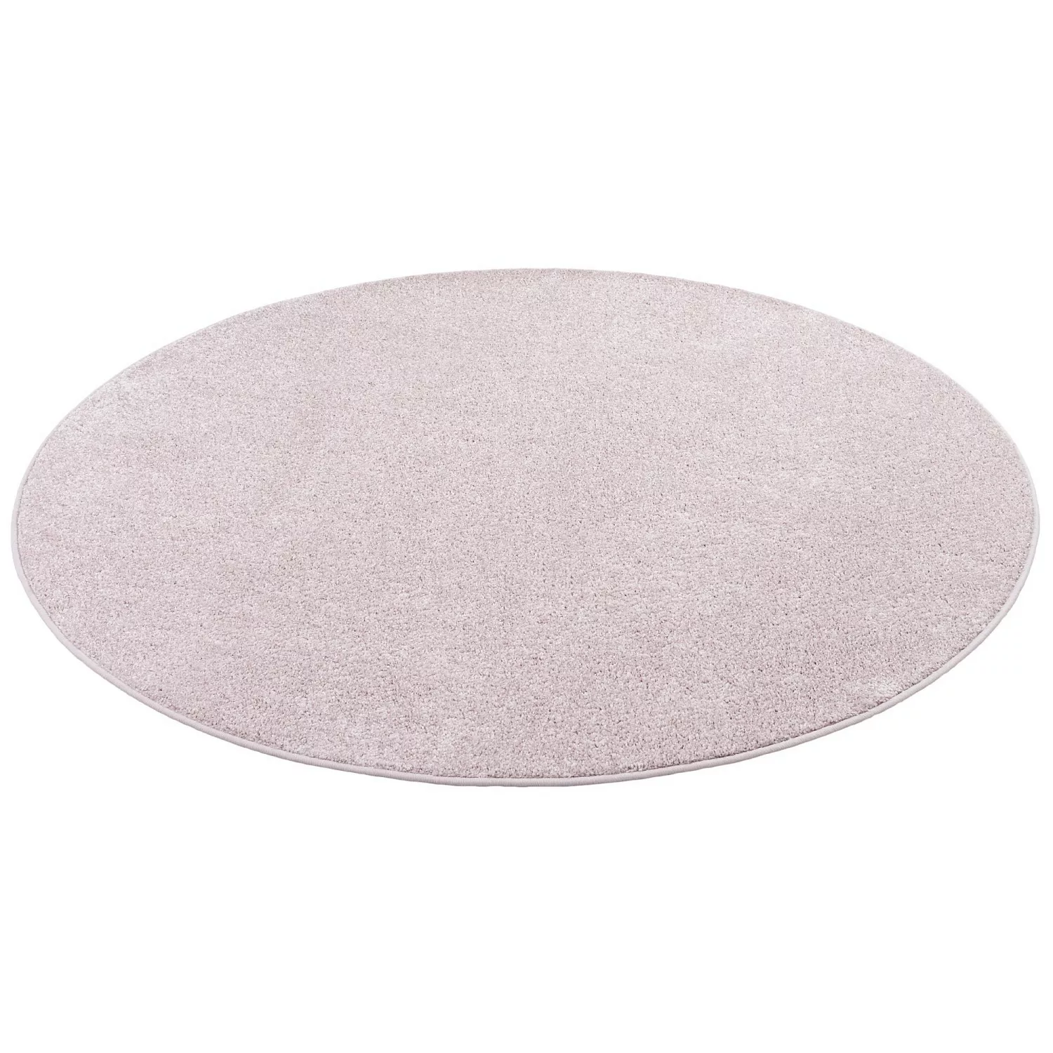 Snapstyle Luxus Soft Velours Teppich Shine Rosa 200cm Rund günstig online kaufen