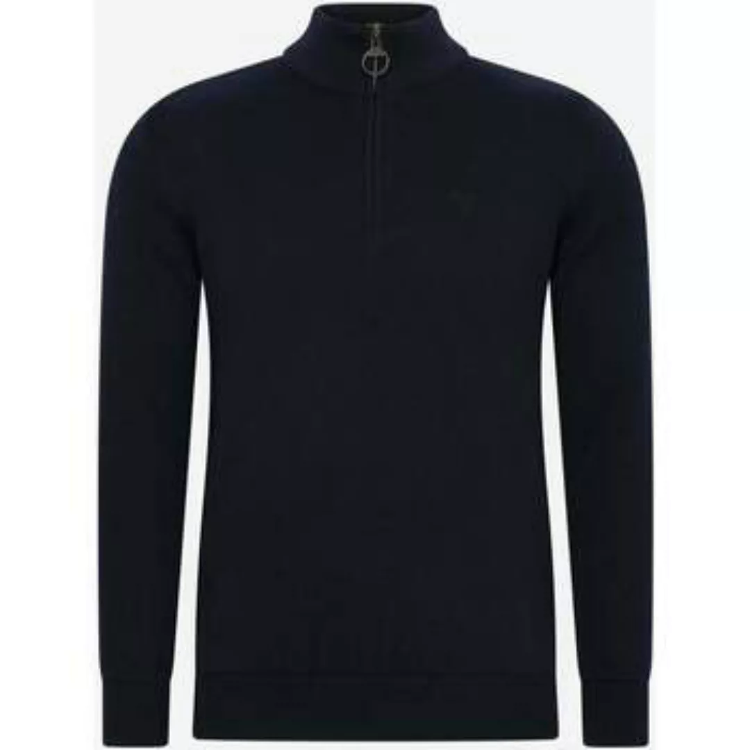 Barbour  Pullover Halber Reißverschluss aus Baumwolle - marineblau günstig online kaufen