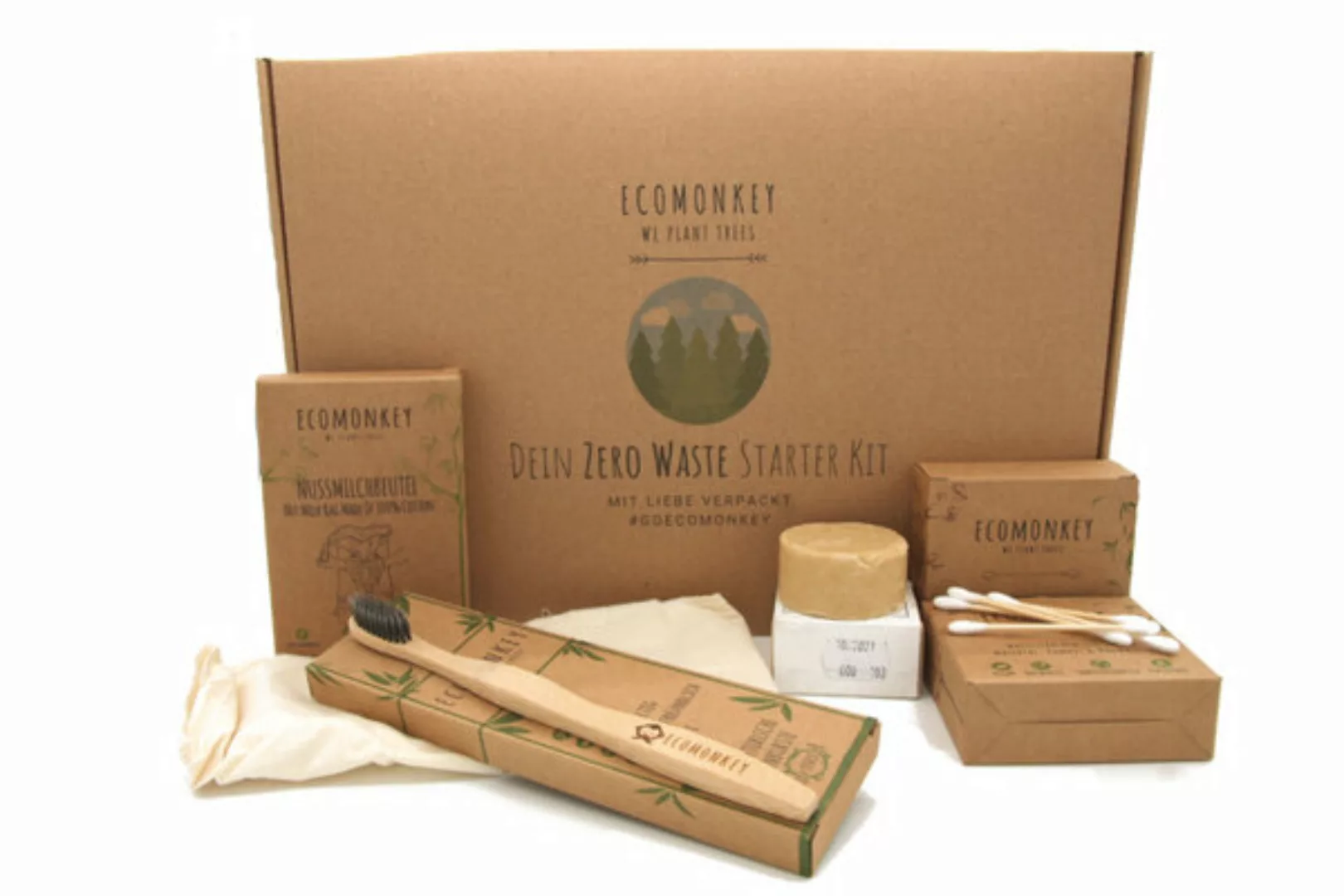 Zero Waste Starter Kit Mit Nussmilchbeutel | Das Perfekte Geschenk-set Für günstig online kaufen