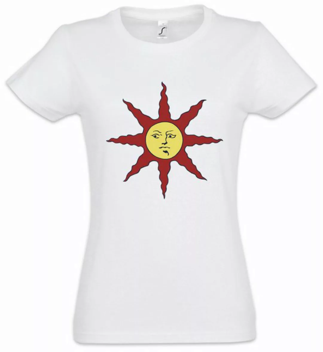 Urban Backwoods Print-Shirt Dark Soul Sun Damen T-Shirt Firelink Shrine Dar günstig online kaufen