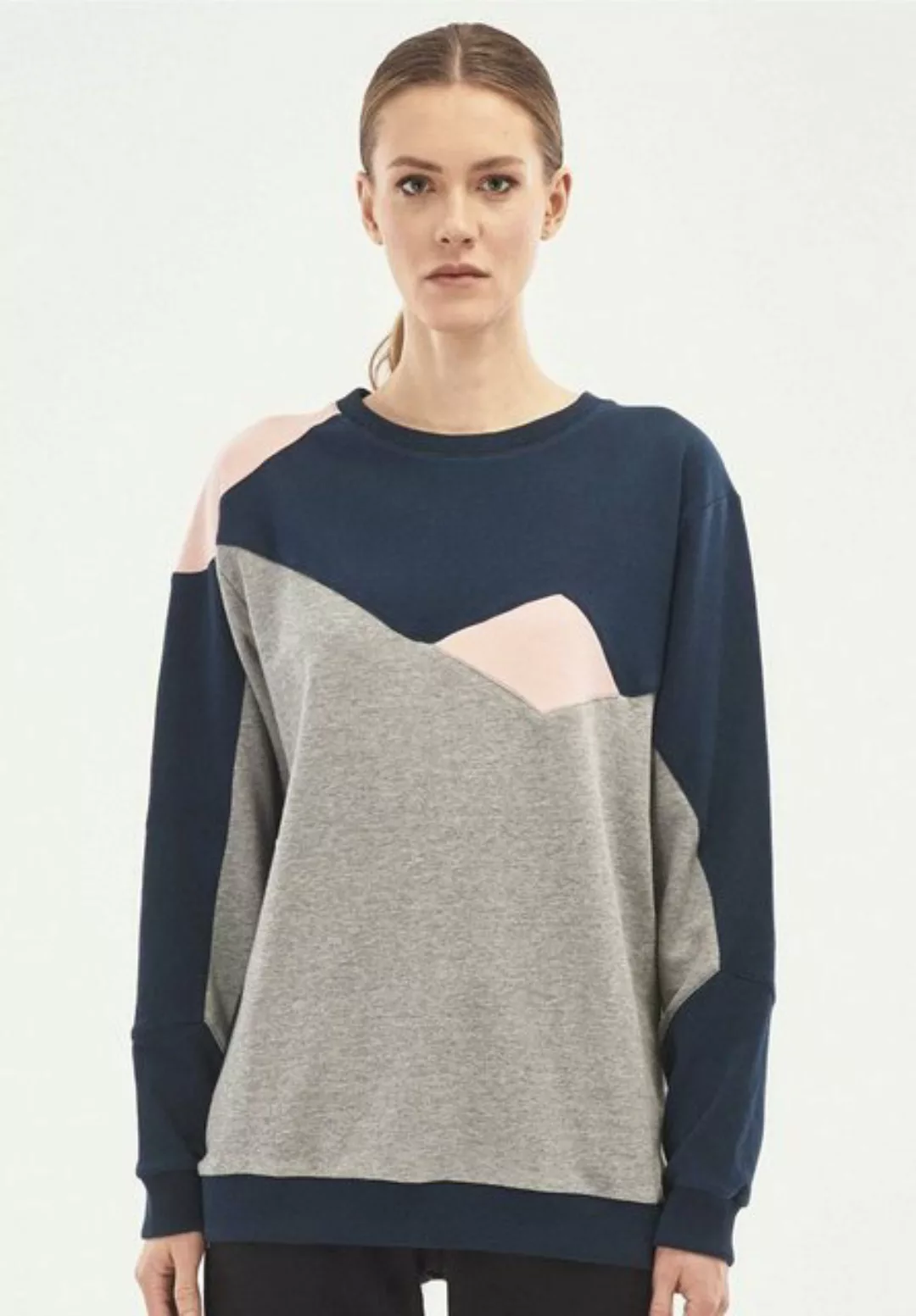ORGANICATION Sweatshirt Sweatshirt aus Bio-Baumwolle in Navy günstig online kaufen