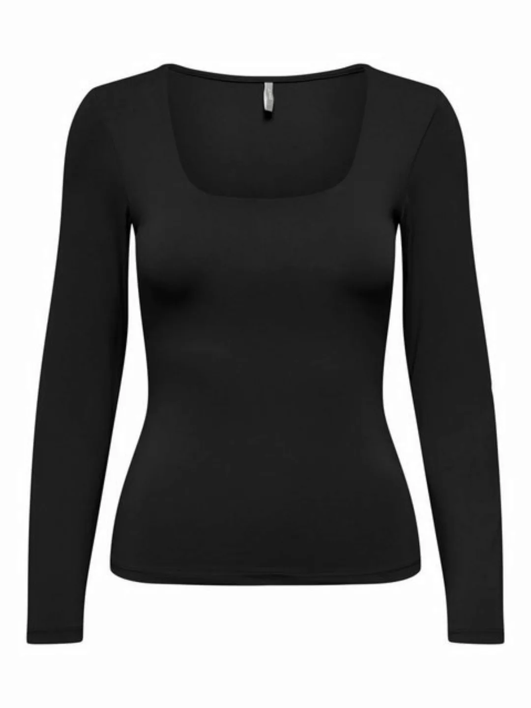 ONLY Blusenshirt ONLEA L/S 2-WAY DEEP NECK TOP JRS N günstig online kaufen