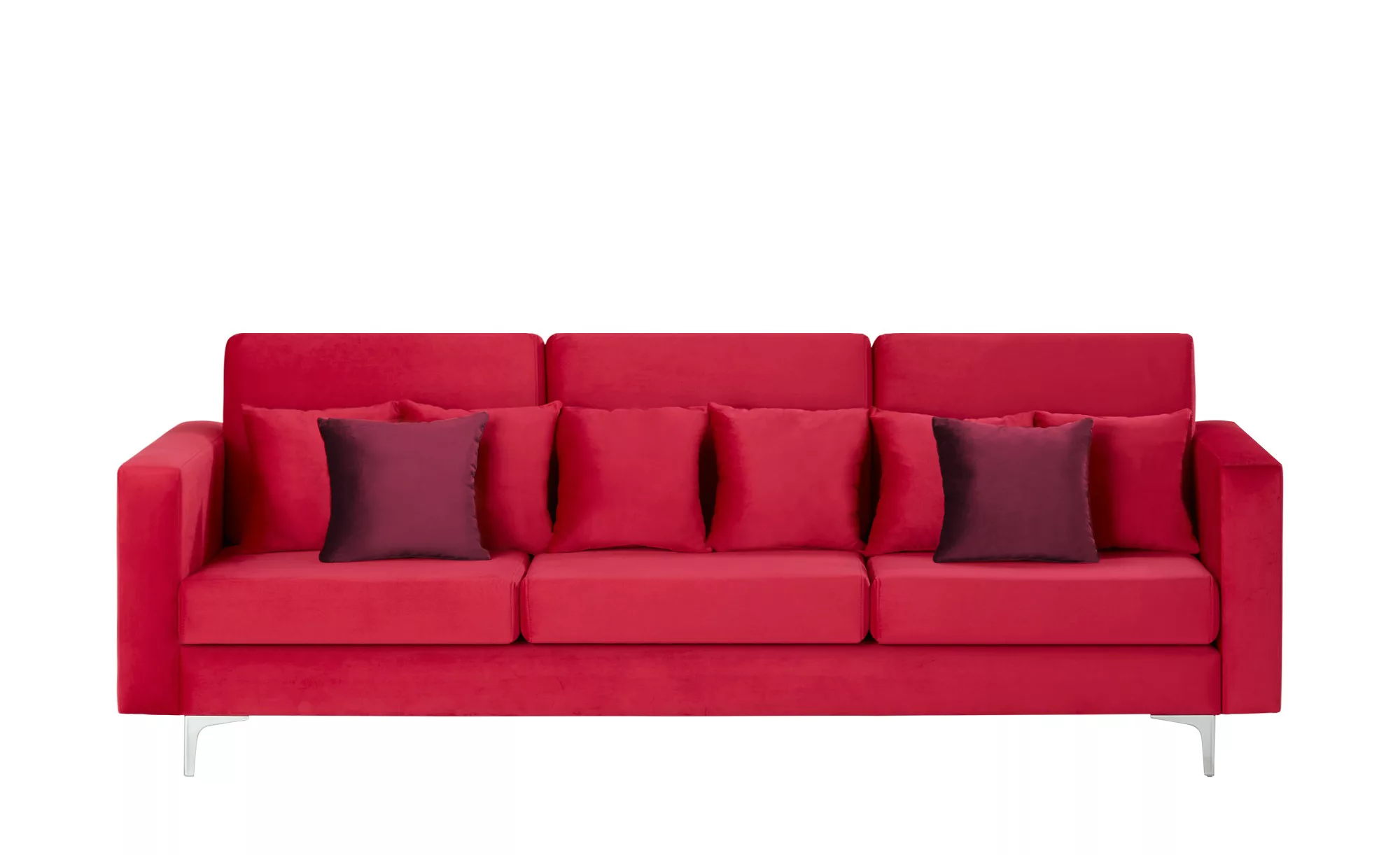 Big Sofa - rot - 245 cm - 88 cm - 93 cm - Polstermöbel > Sofas > Big-Sofas günstig online kaufen