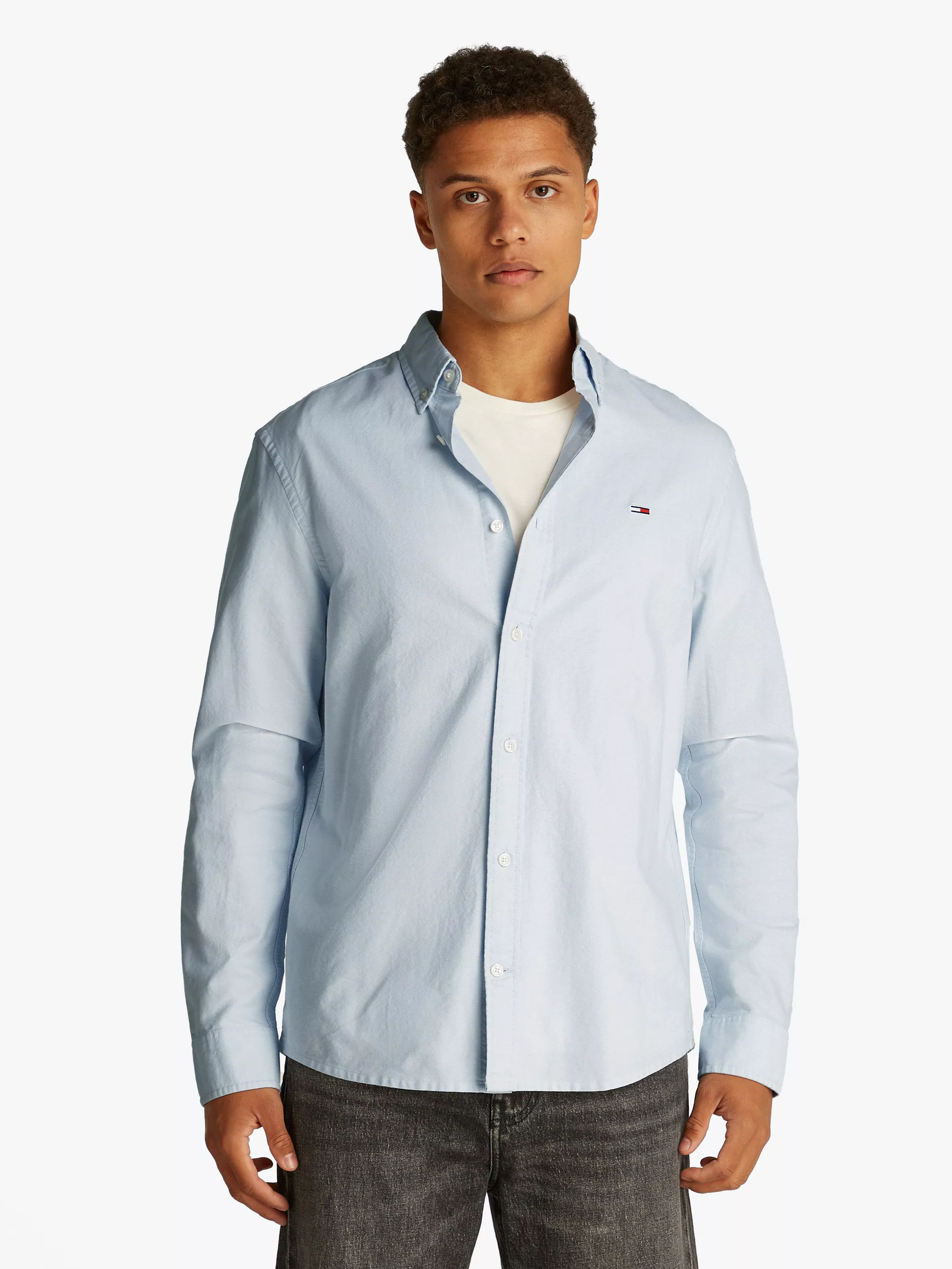 Tommy Jeans Langarmhemd TJM REG OXFORD günstig online kaufen