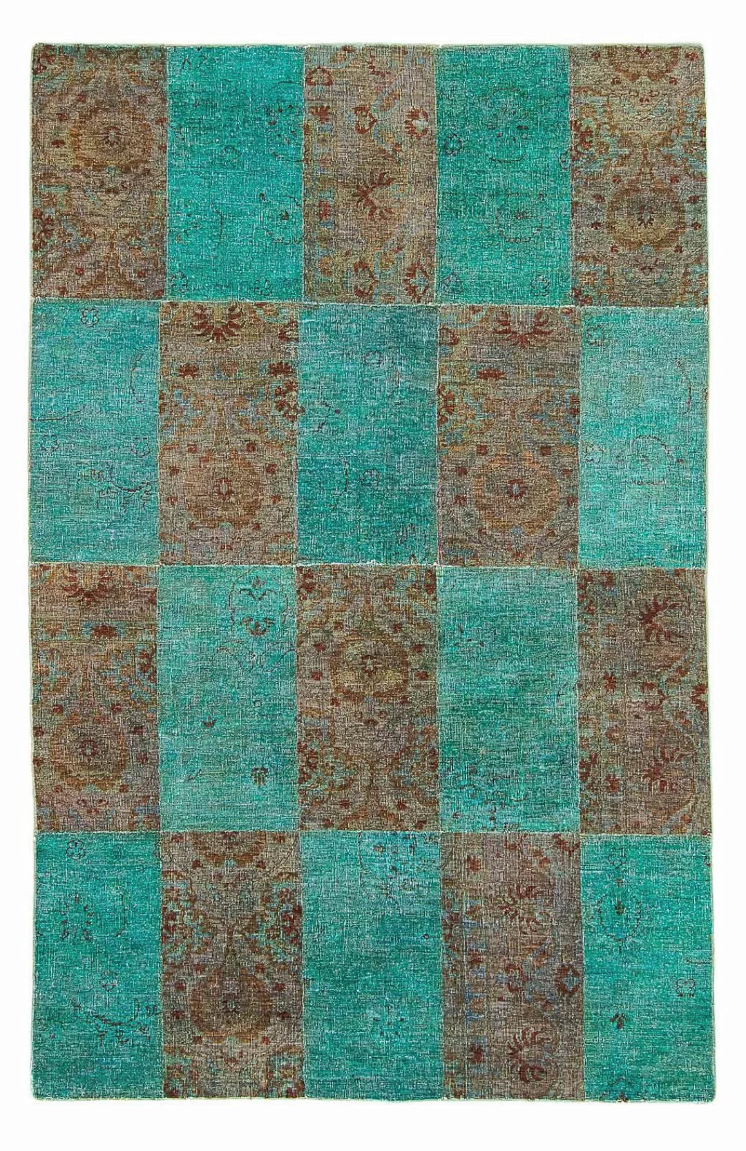 morgenland Wollteppich »Patchwork Patchwork 243 x 149 cm«, rechteckig, Hand günstig online kaufen