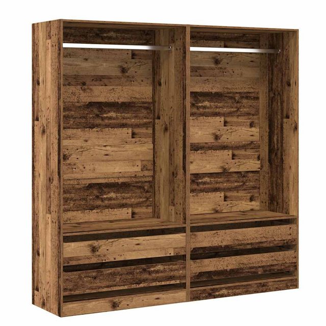 vidaXL Kleiderschrank Kleiderschrank Altholz-Optik 100x50x200 cm Holzwerkst günstig online kaufen