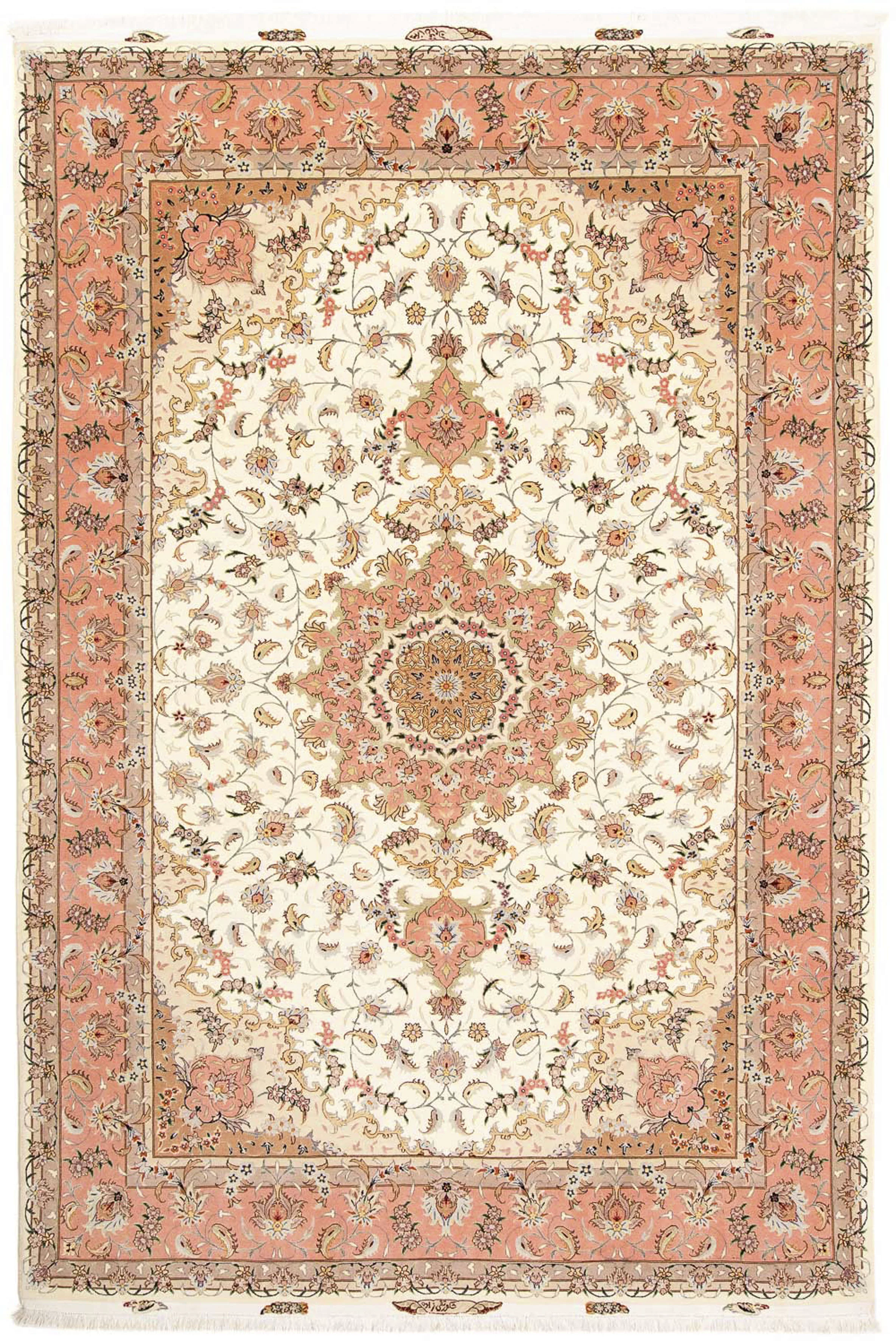 morgenland Orientteppich »Perser - Täbriz - Royal - 305 x 204 cm - beige«, günstig online kaufen