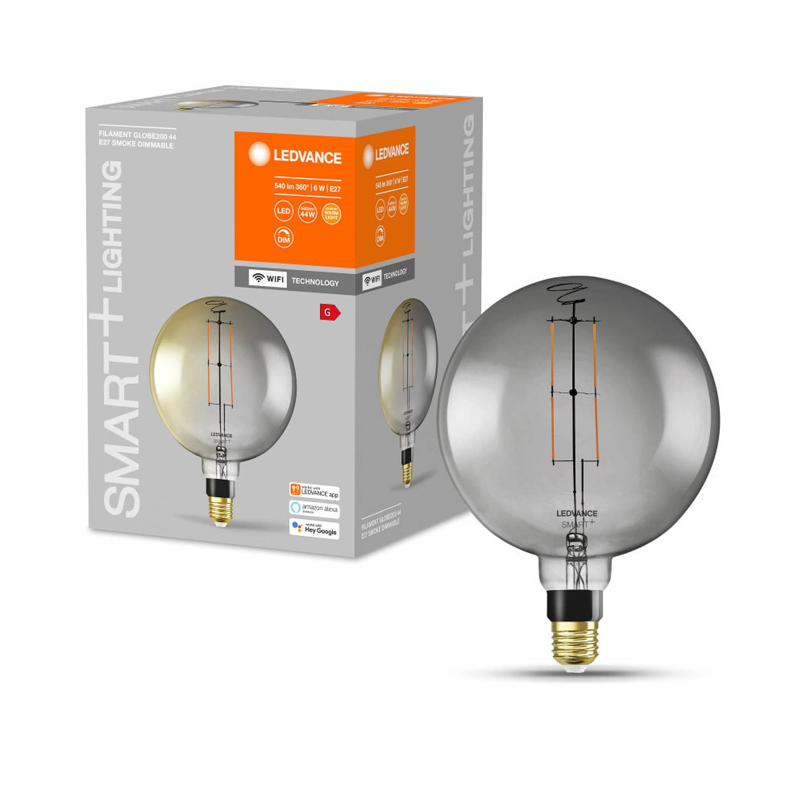 LEDVANCE SMART+ WiFi Filament Globe 42 E27 6W 825 günstig online kaufen