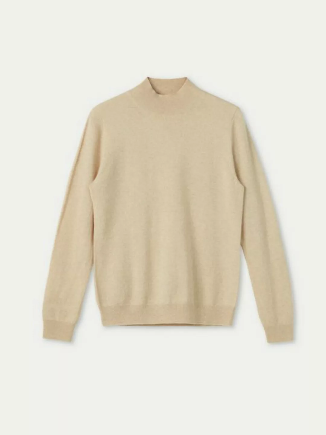 GOBI Cashmere Stehkragenpullover Naturfarbe Stehkragenpullover aus Kaschmir günstig online kaufen