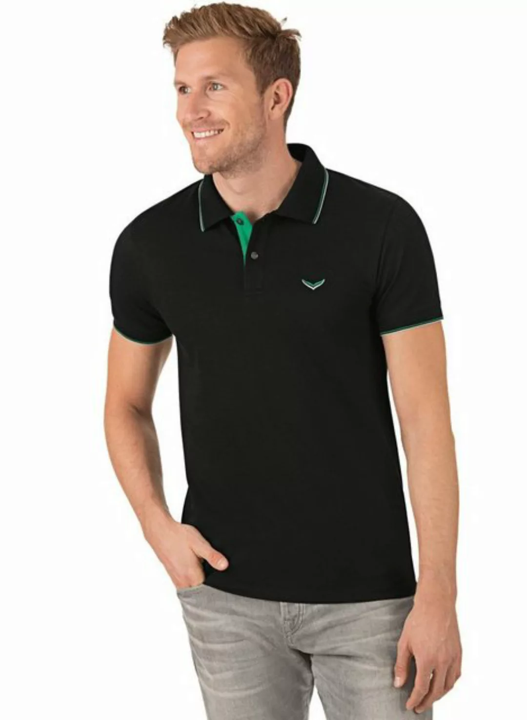 Trigema Poloshirt TRIGEMA Slim Fit Polohemd (1-tlg) günstig online kaufen