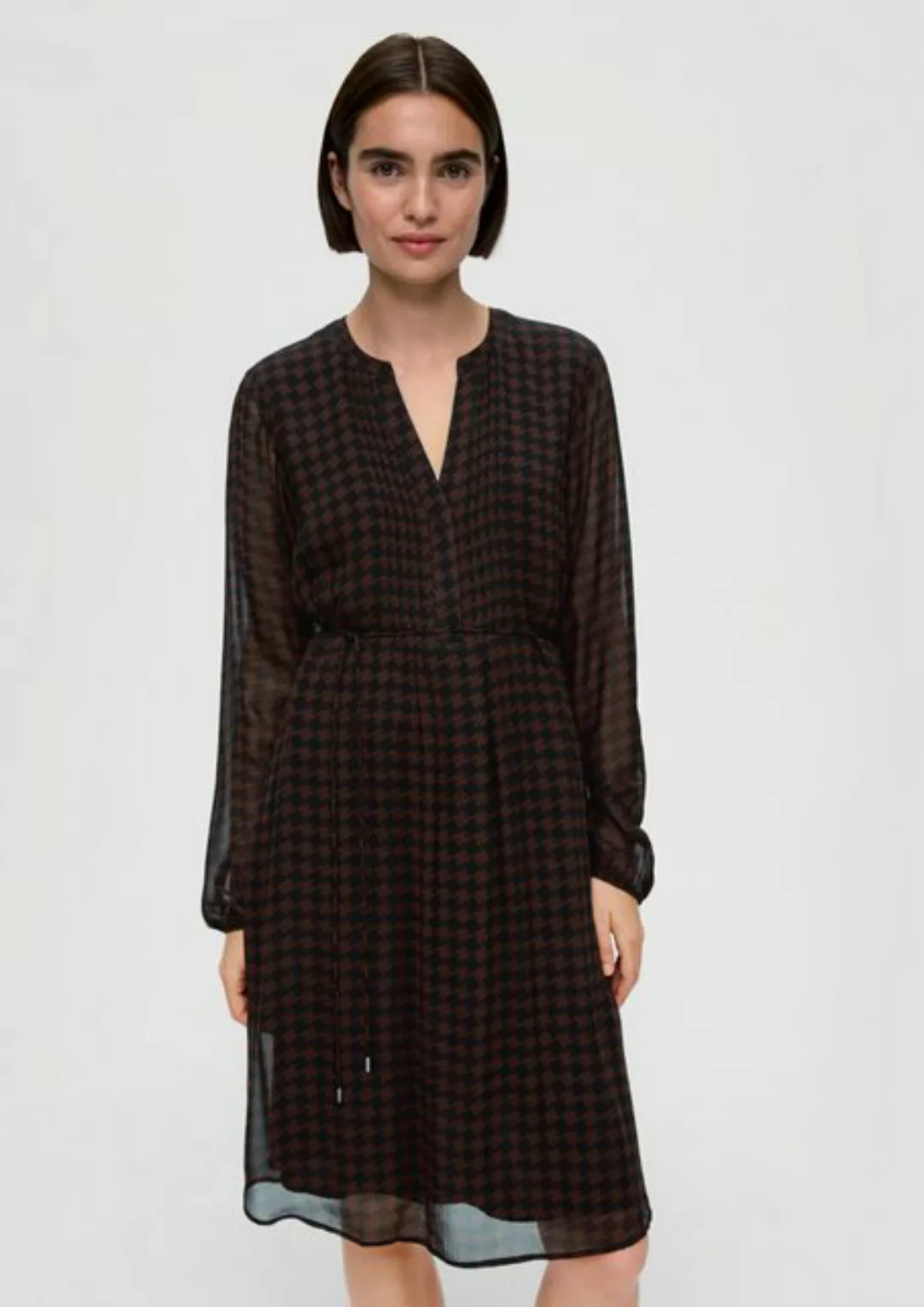 s.Oliver BLACK LABEL Minikleid Kleid aus Viskose günstig online kaufen
