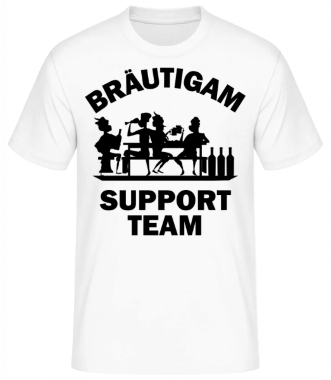 Bräutigam Support Team · Männer Basic T-Shirt günstig online kaufen