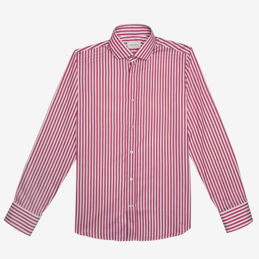 Hemd  streifen  rot baumwolle stretch twill, kragenform  modernisierter spr günstig online kaufen
