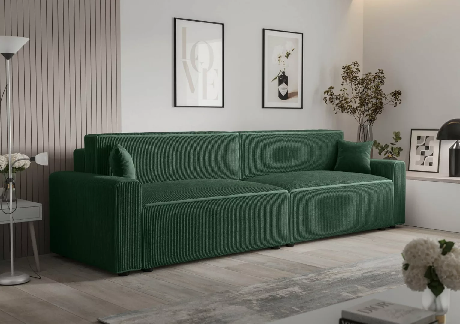 ALTDECOR Sofa MIRI-X2-BIS, Couch mit Schlaffunktion, Bettkasten, Wohnzimmer günstig online kaufen