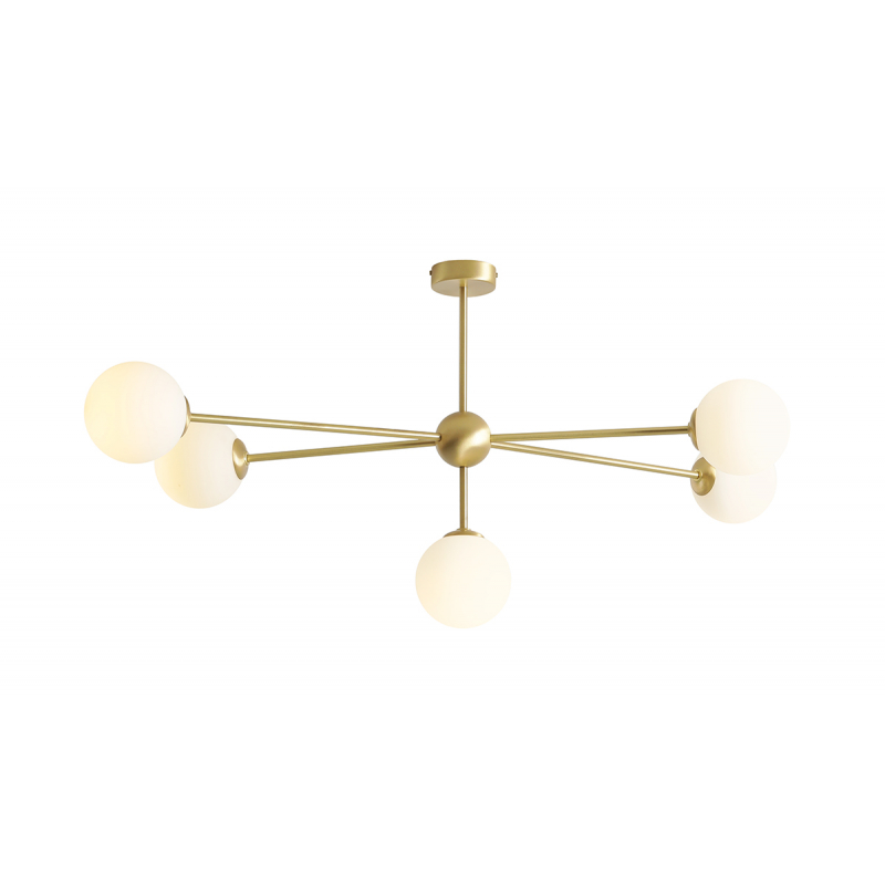 Deckenlampe WHITE PEARL 5 BRASS 1113PL_F40 günstig online kaufen