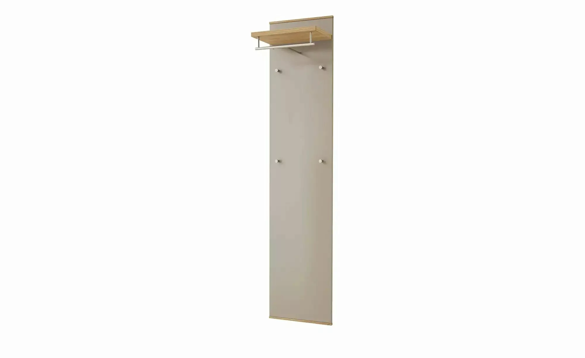 Garderobenpaneel  Longo ¦ beige ¦ Holzwerkstoff, Hartholz ¦ Maße (cm): B: 4 günstig online kaufen